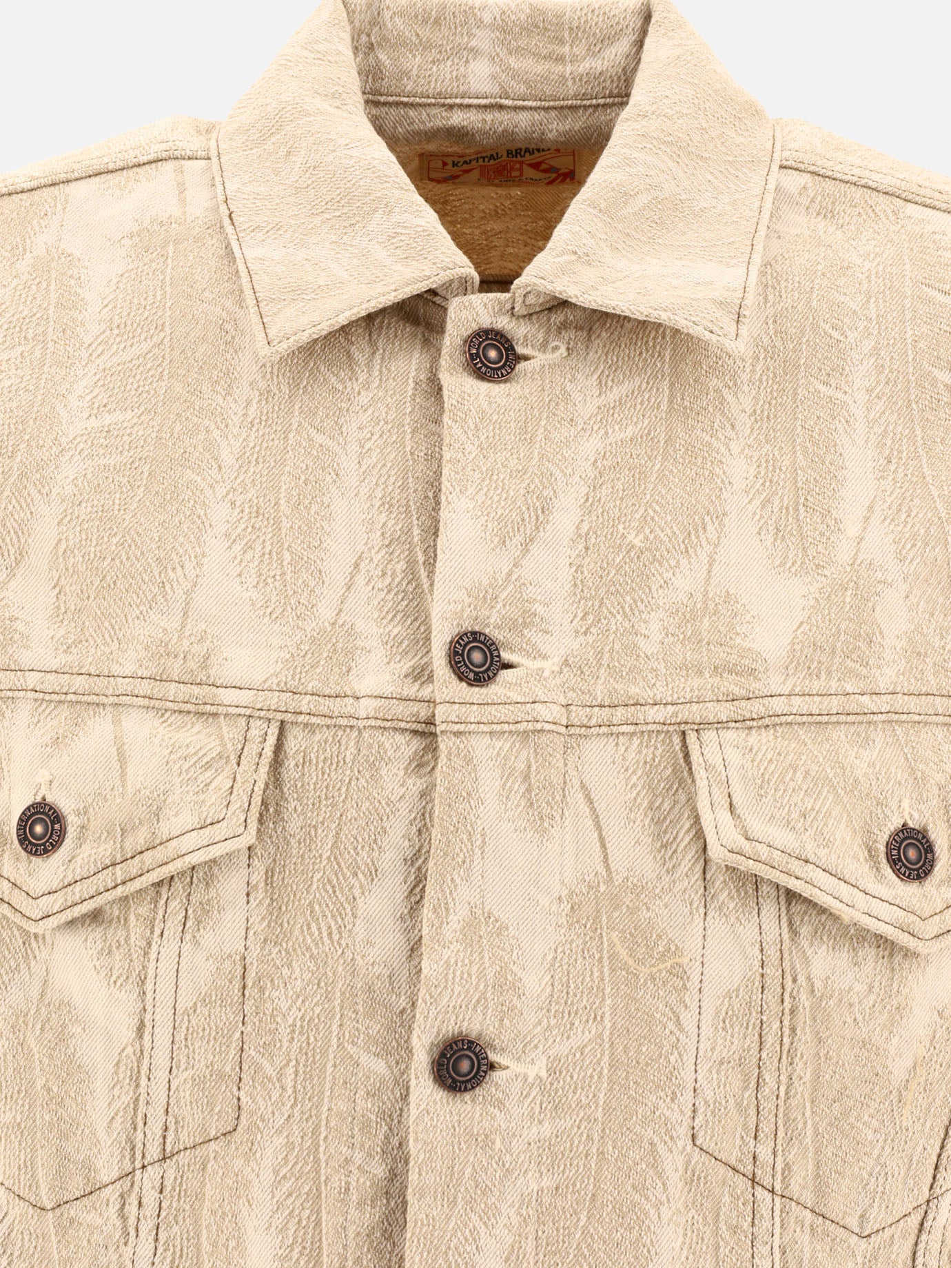 KAPITAL "Magpie" jacket Beige