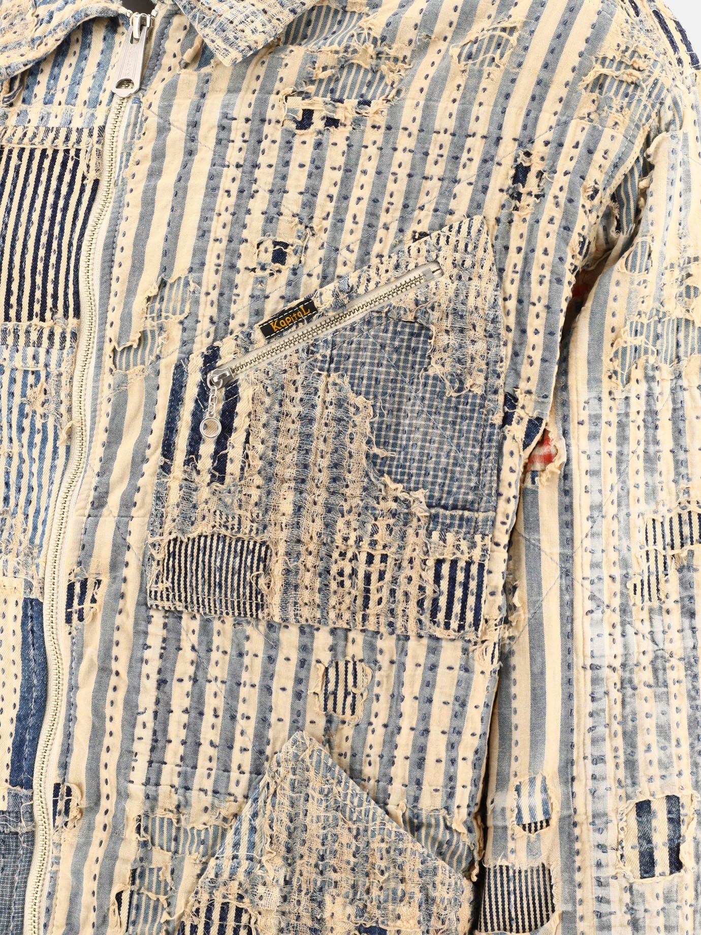 Quilted & Utility Jackets Print  Beige - KAPITAL Men | PDP | VIETTI Online Store | thumbnail_4