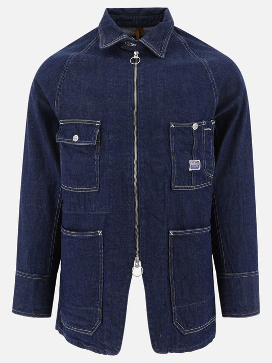 Denim jackets Solid colour  Blue - KAPITAL Men | PLP | VIETTI Online Store 
