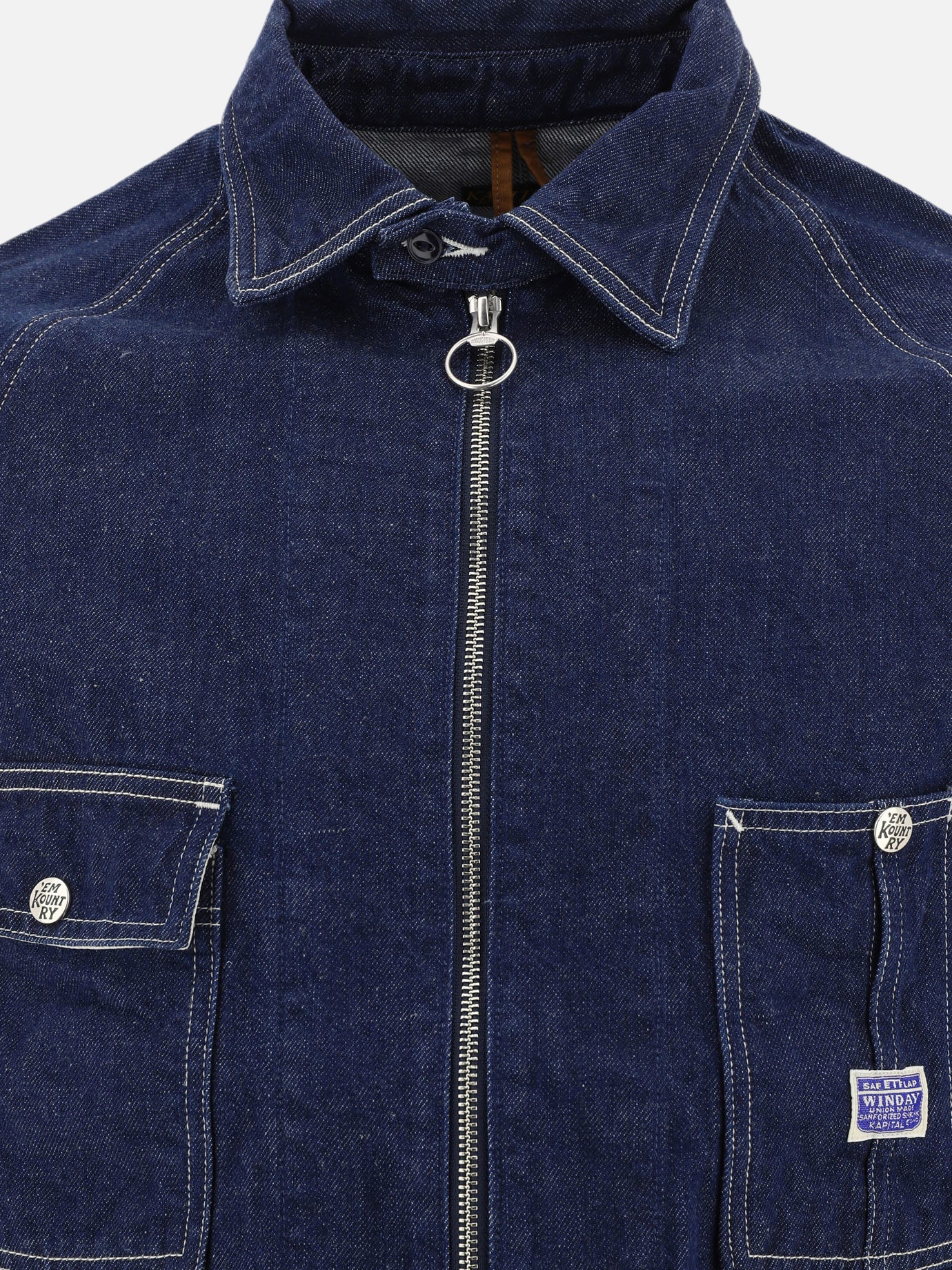 Denim jackets Solid colour  Blue - KAPITAL Men | PDP | VIETTI Online Store | thumbnail_3