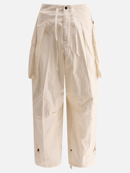 "Combed Gabergine AOZAI" cargo trousers