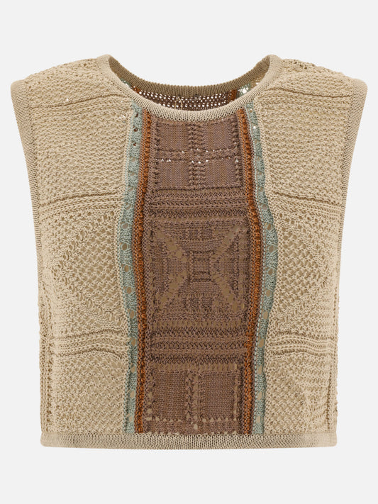 Top "7G Crochet Knit"