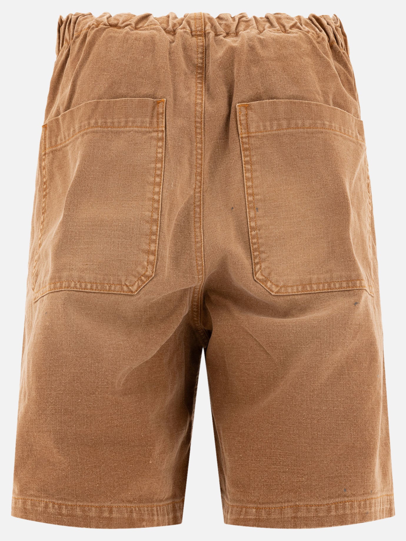 KAPITAL "Farmer Remake" shorts Brown