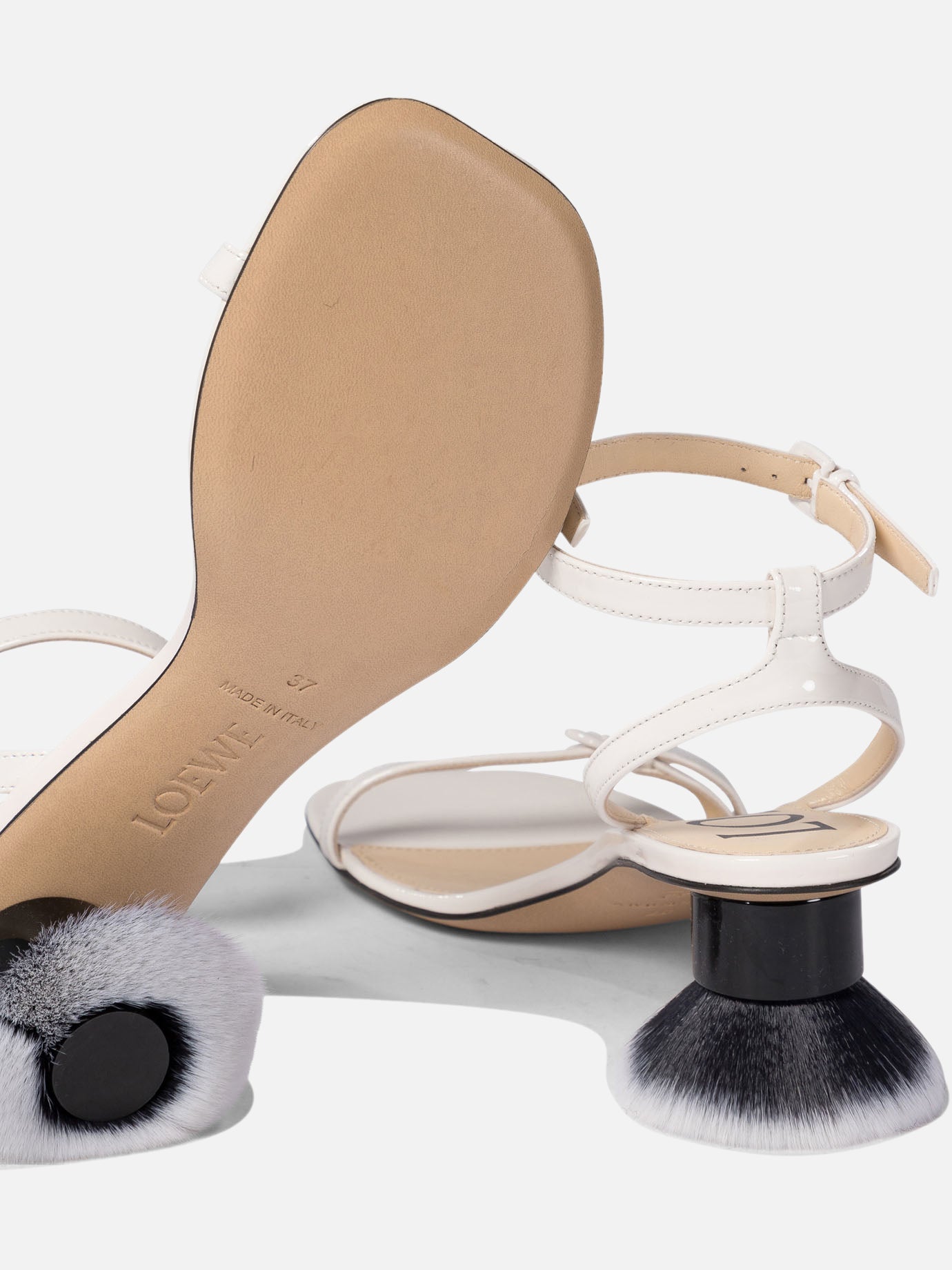 Sandali bassi 100% lamb - 100% leather  Bianco - Loewe Donna | PDP | VIETTI Online Store | thumbnail_5