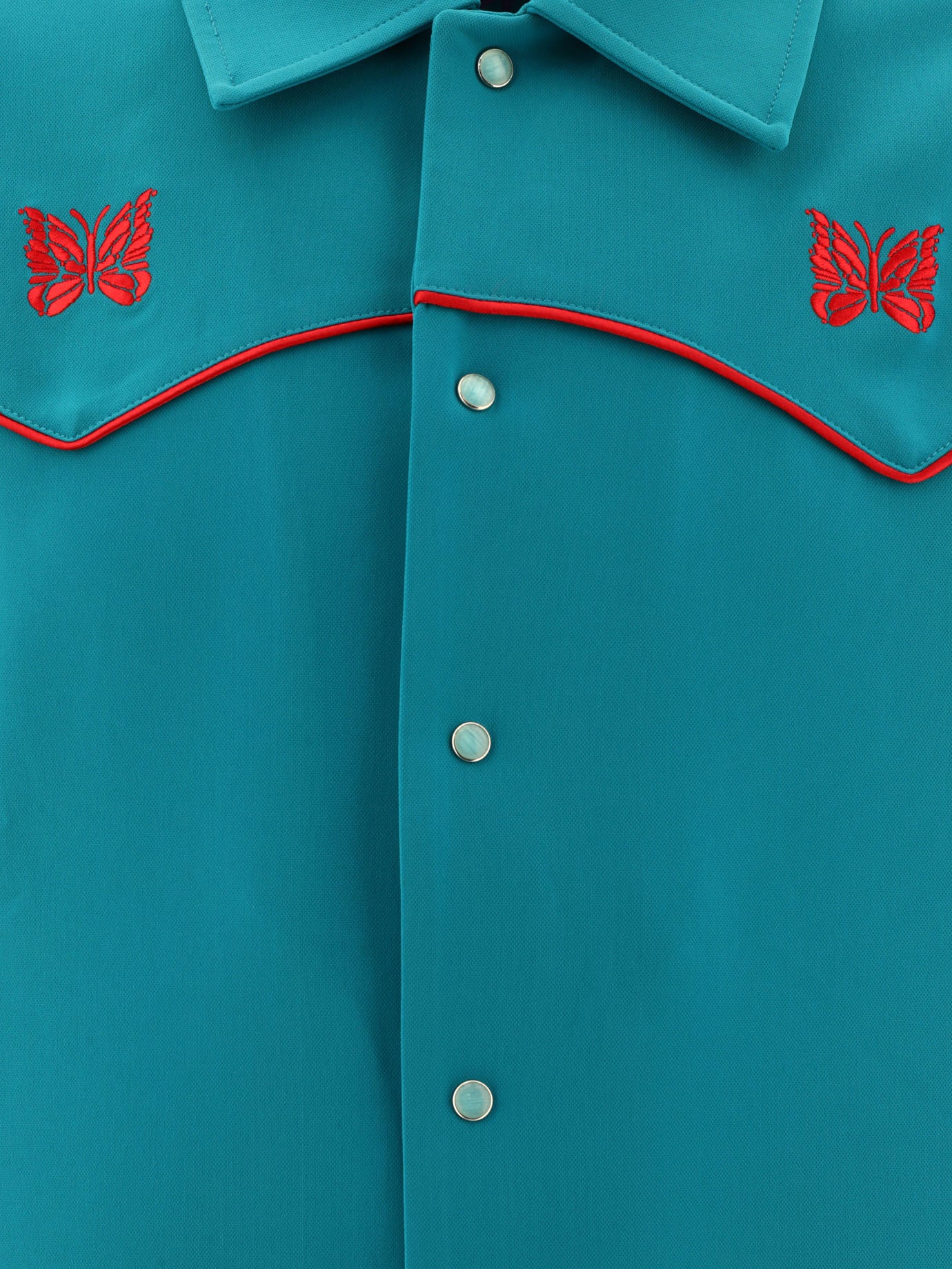 Quilted & Utility Jackets Solid colour  Light blue - Needles Men | PDP | VIETTI Online Store | Zoom-Modal_3
