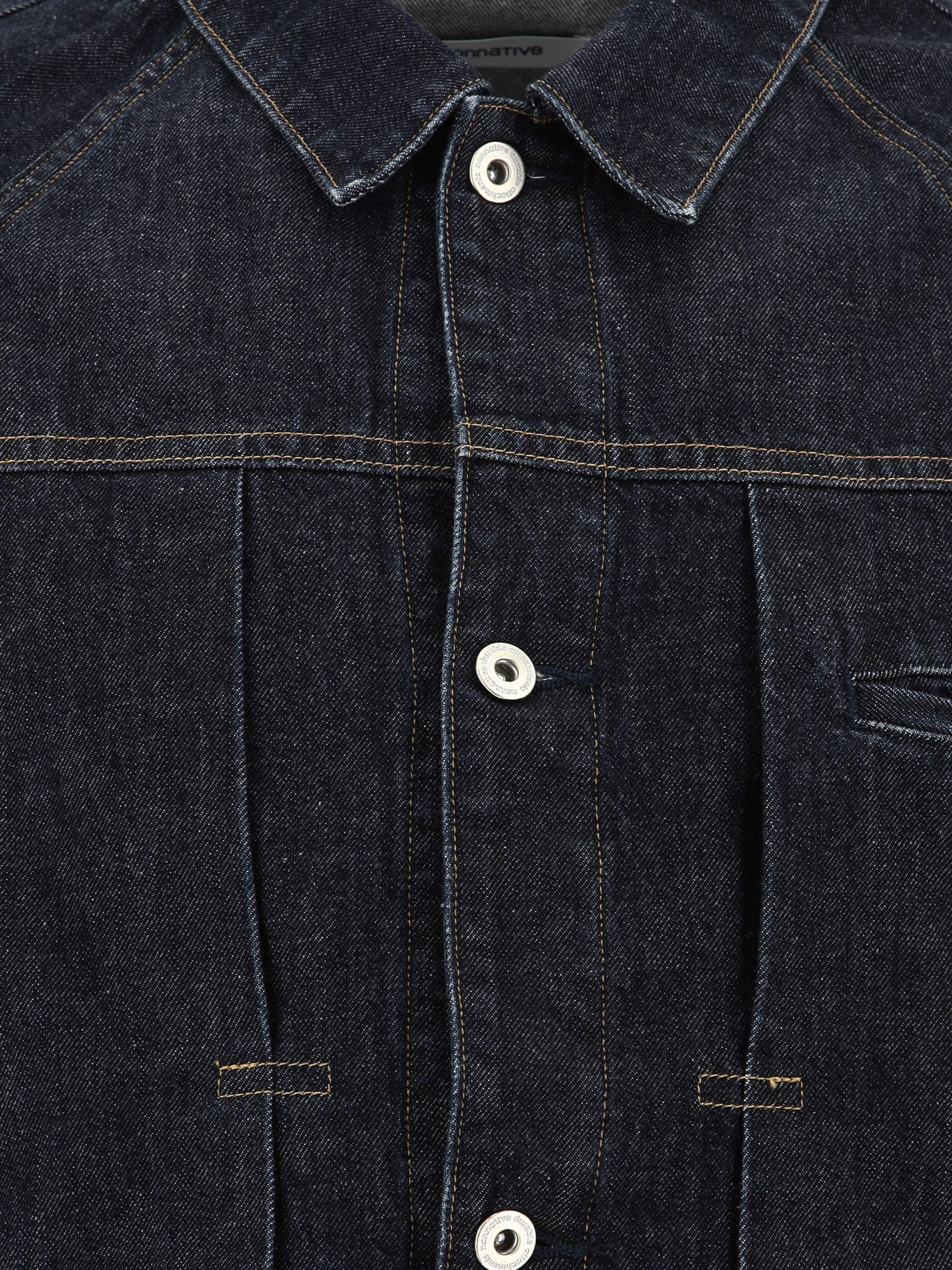 Raw denim trucker jacket