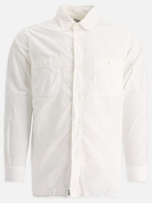 OrSlow Shirt with chest pockets White