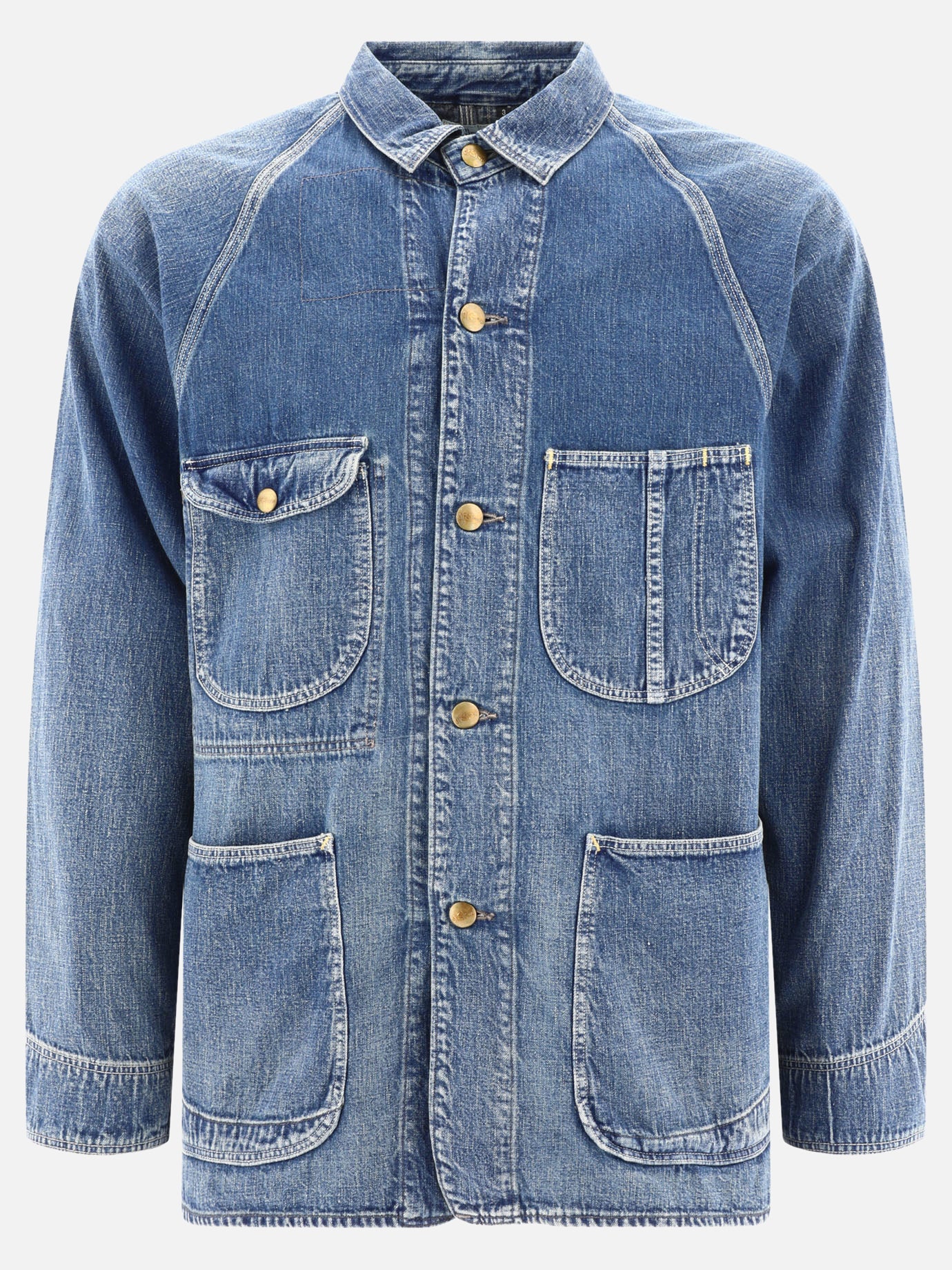 Overshirt jackets Solid colour  Light blue - OrSlow Men | PDP | VIETTI Online Store | Zoom-Modal
