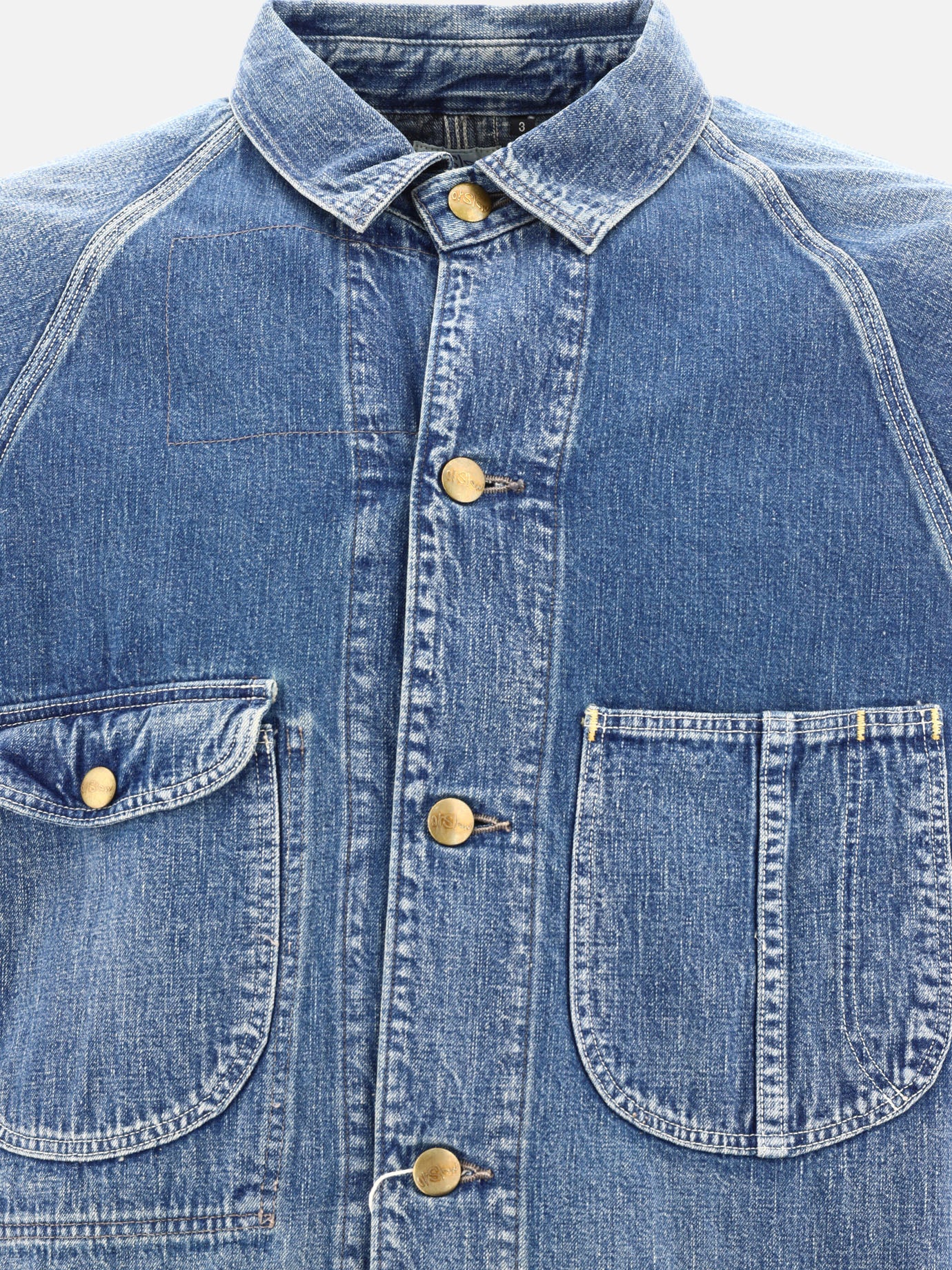 Overshirt jackets Solid colour  Light blue - OrSlow Men | PDP | VIETTI Online Store | thumbnail_3
