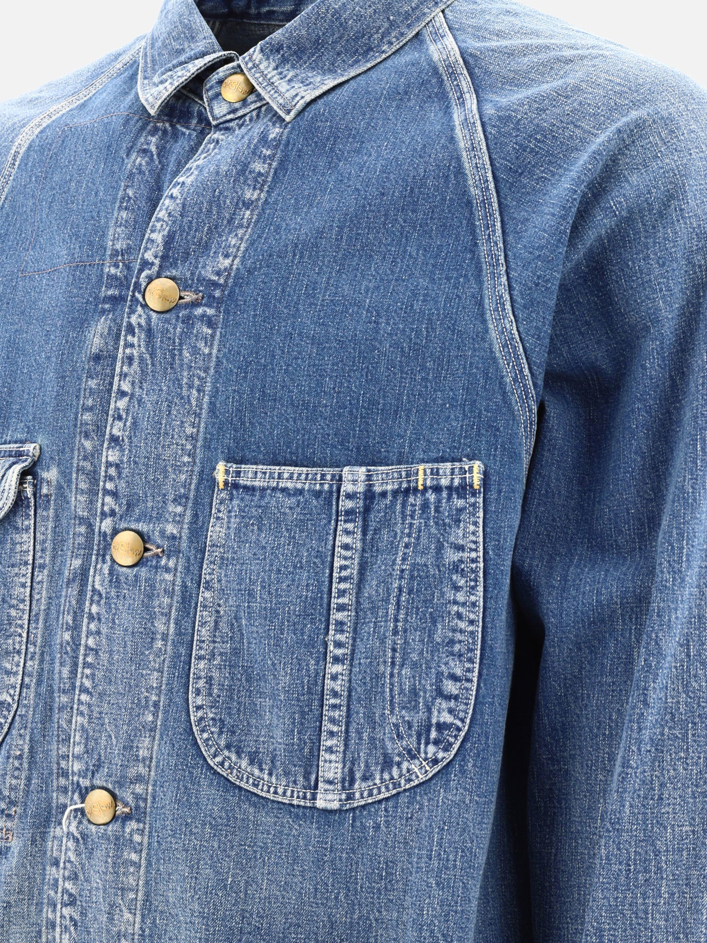 Overshirt jackets Solid colour  Light blue - OrSlow Men | PDP | VIETTI Online Store | Zoom-Modal_4
