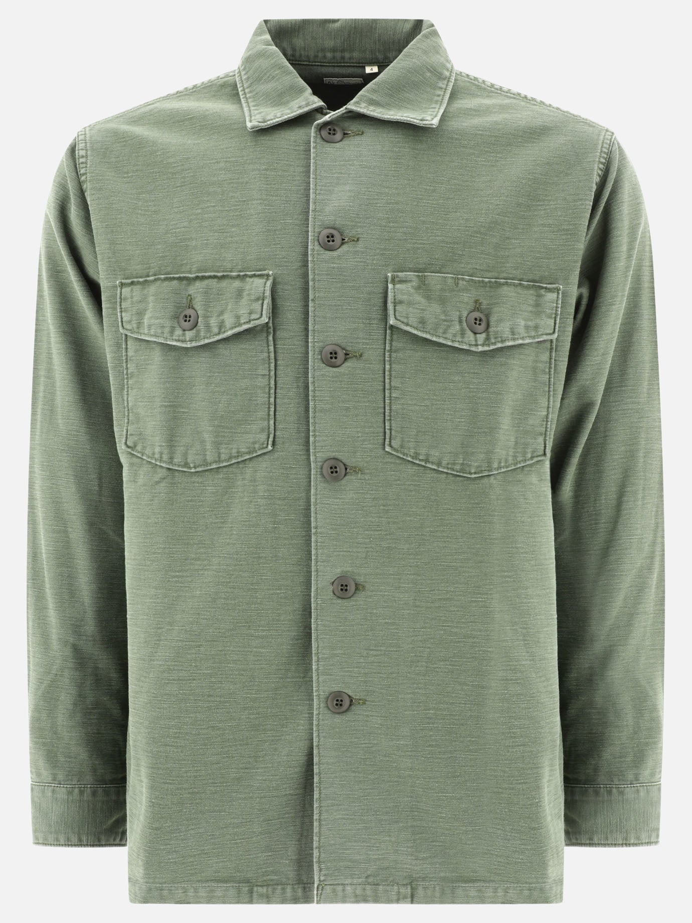 Overshirt jackets Solid colour  Green - OrSlow Men | PDP | VIETTI Online Store | Zoom-Modal
