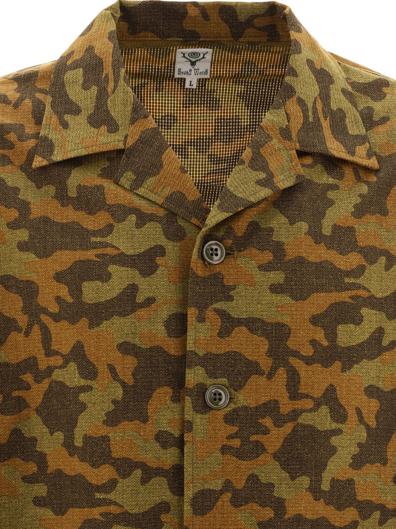 South2 West8 Camo shirt Green