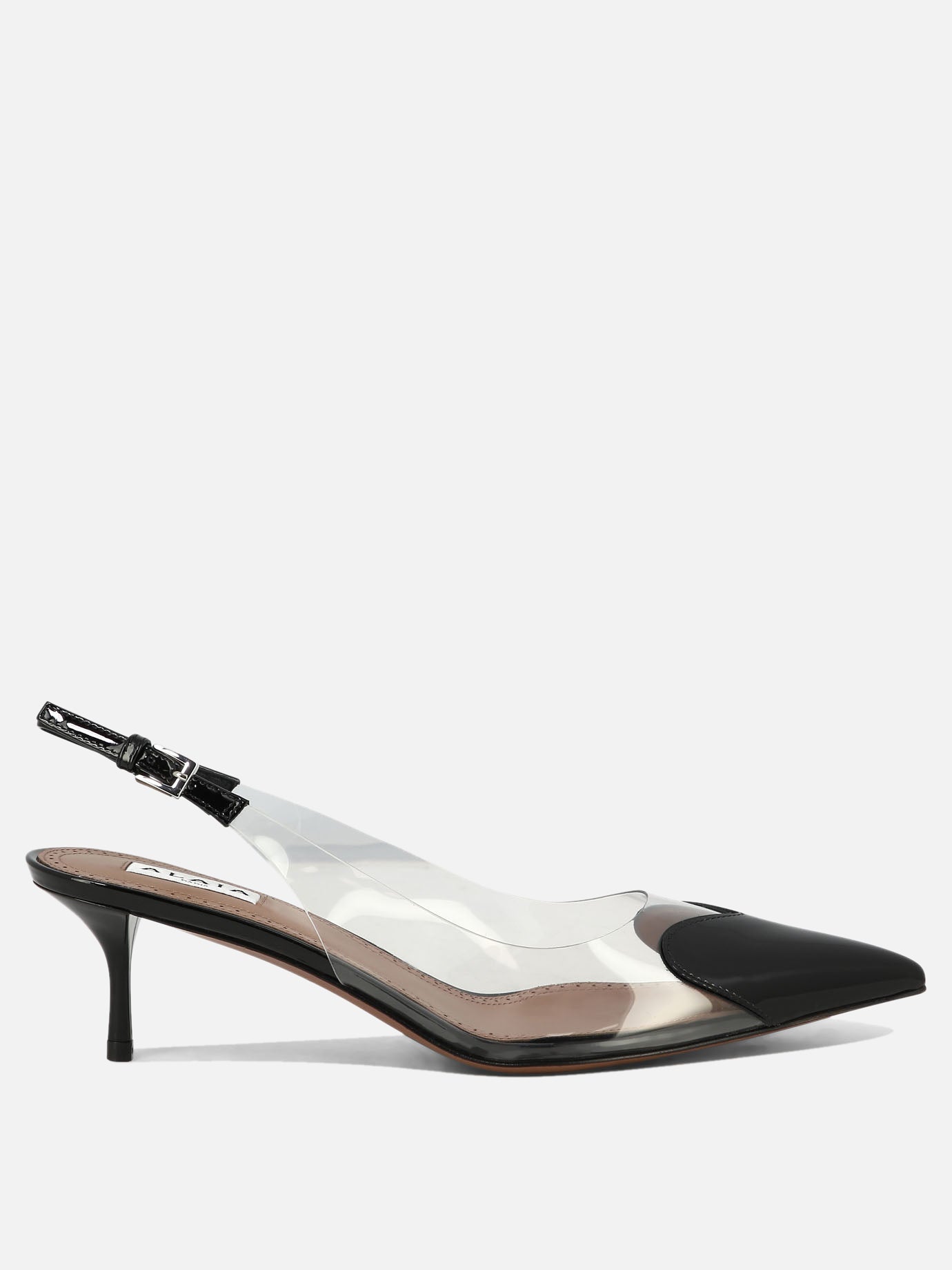 Alaïa Slingback &quot;Cœur&quot; 55mm 11351026_38 Black thumbnail_1