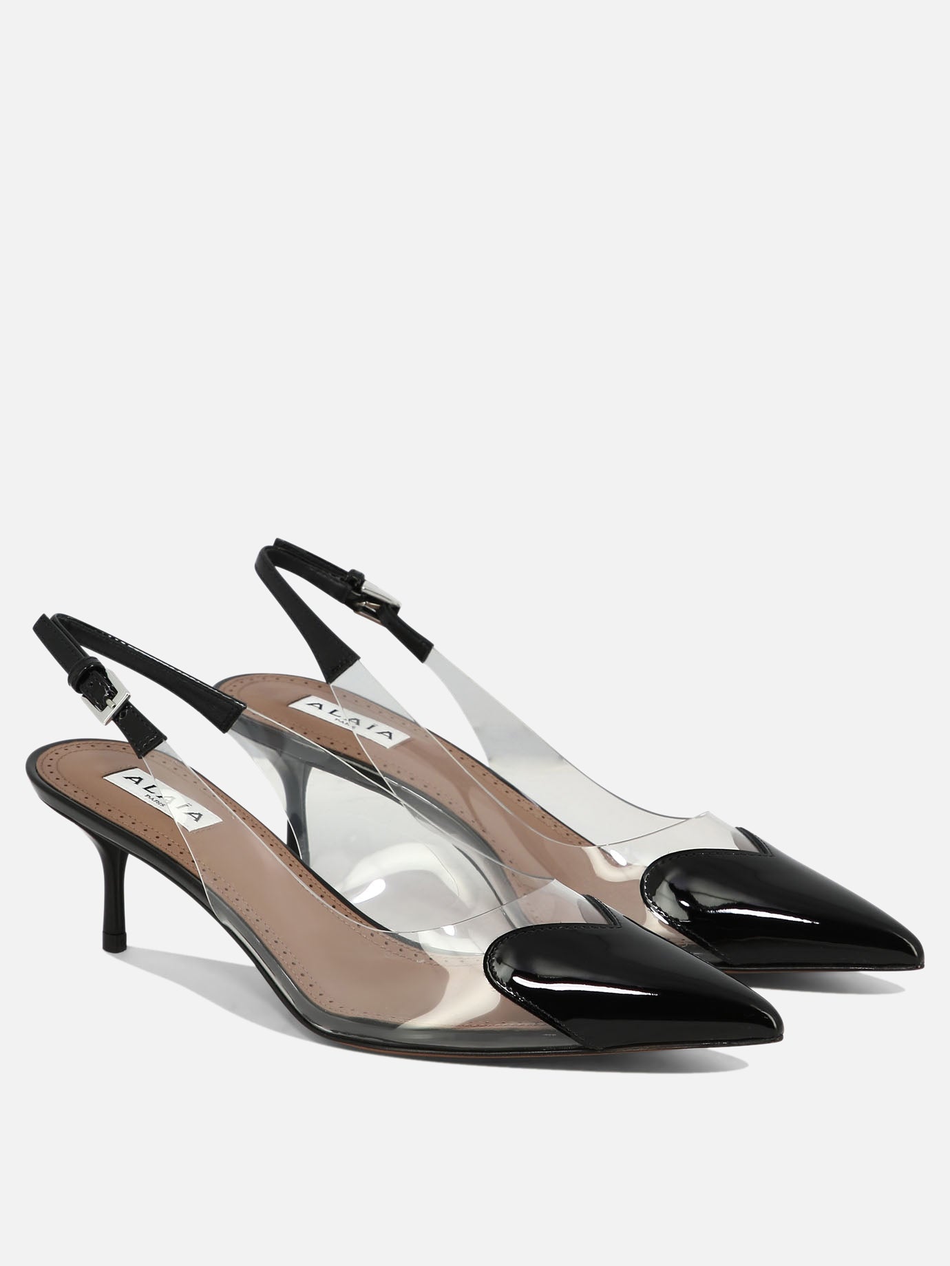 Alaïa Slingback &quot;Cœur&quot; 55mm 11351026_38 Black thumbnail_2