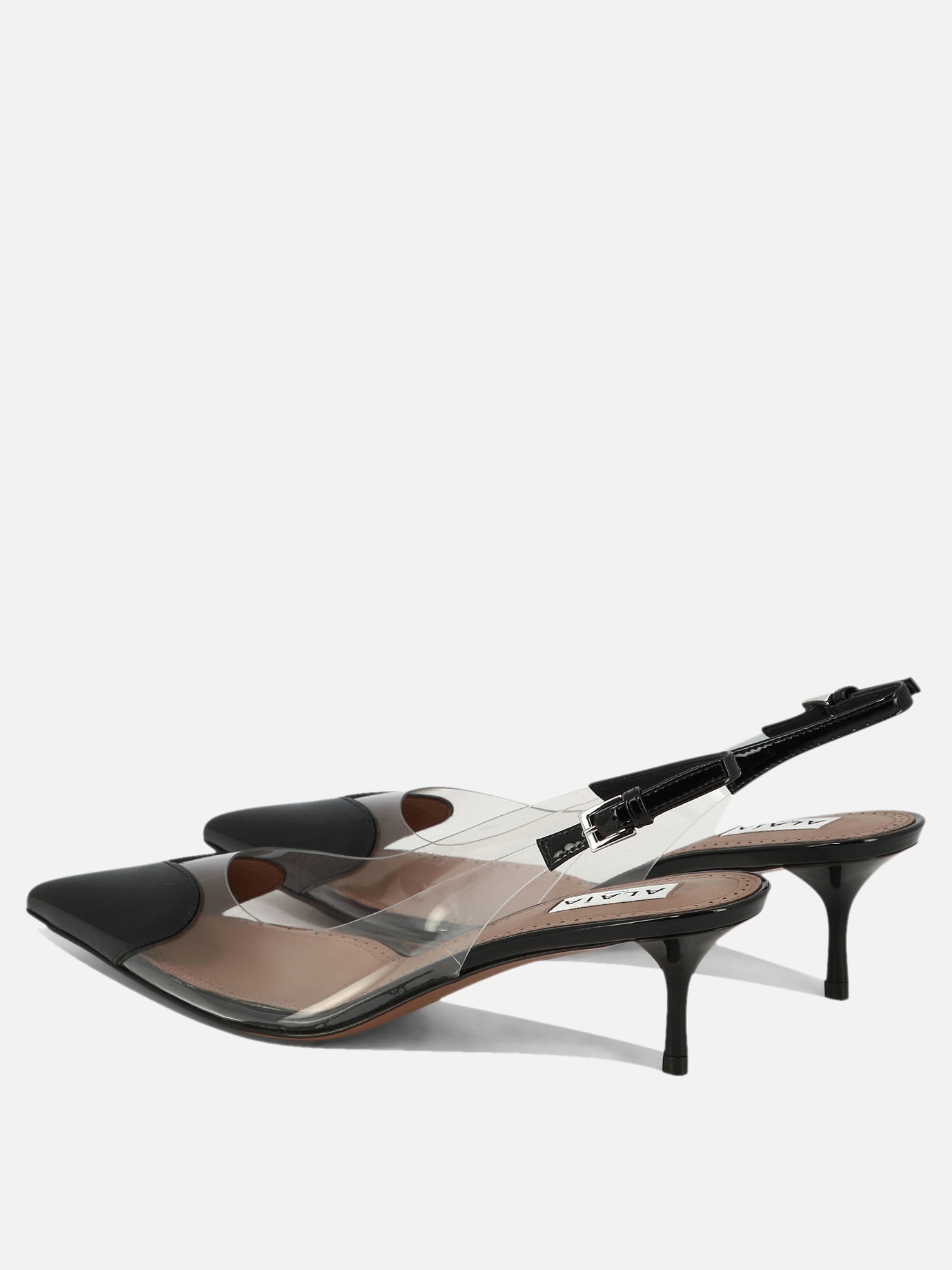 Alaïa Slingback &quot;Cœur&quot; 55mm 11351026_38 Black thumbnail_4