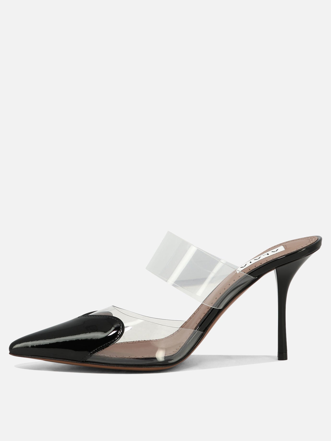 Alaïa &quot;Le Cœur&quot; 90 mm mules 17267769_38 Black thumbnail_3