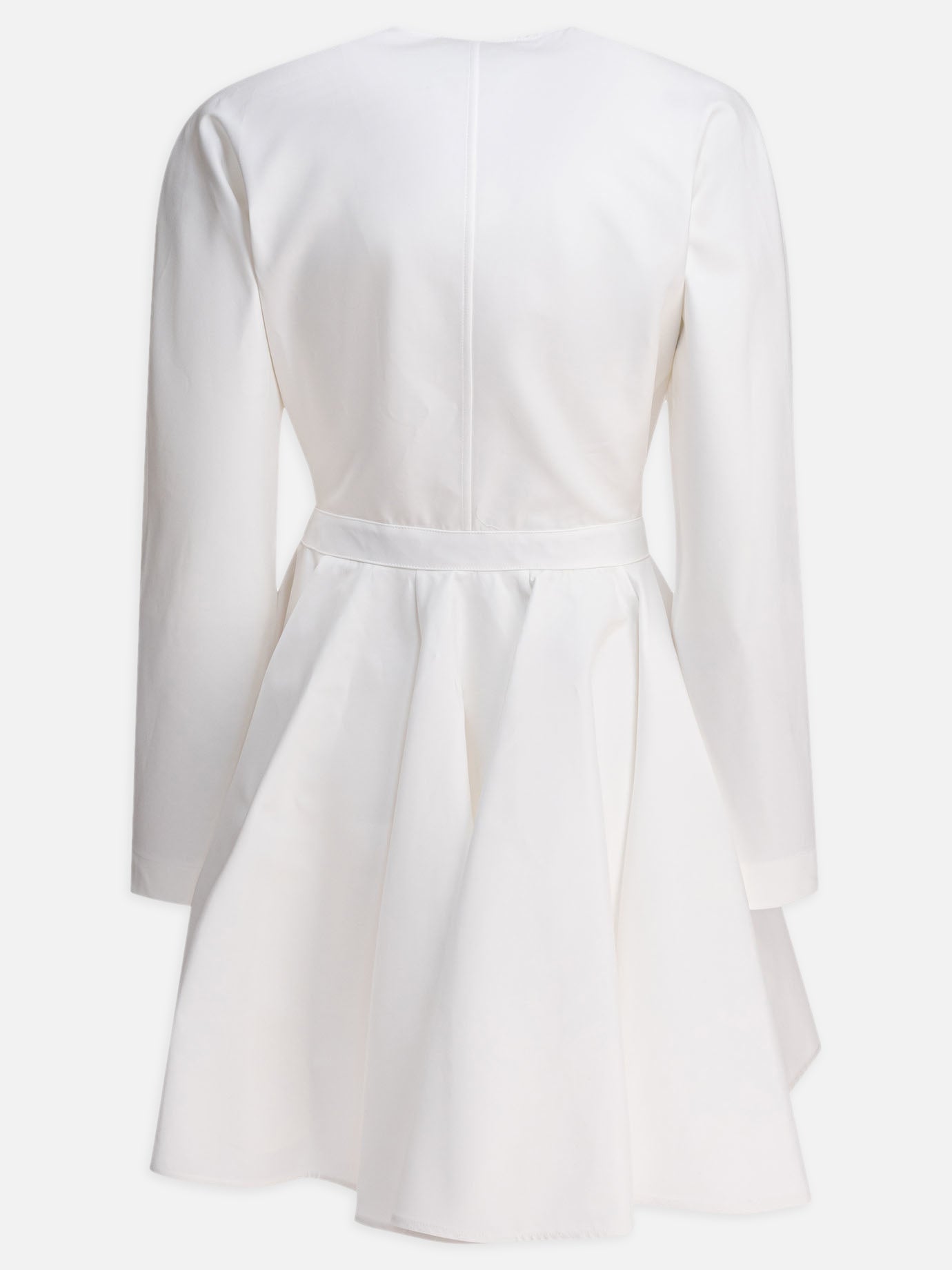Alaïa Asymmetric short dress 11656783_36 White thumbnail_2