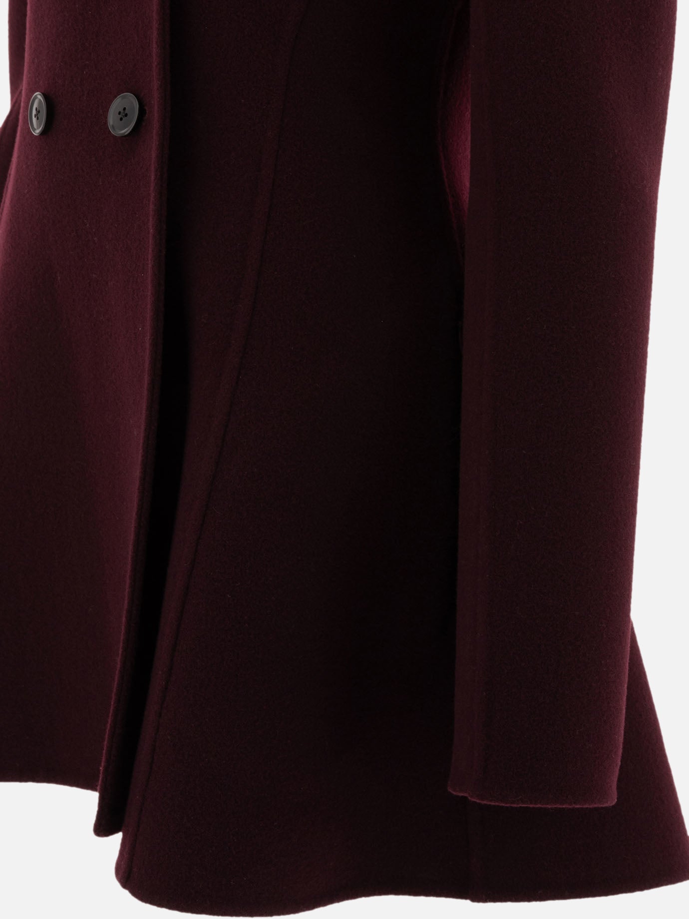 Cappotti corti Solid colour  Bordeaux - Alaïa Donna | PDP | VIETTI Online Store | thumbnail_4