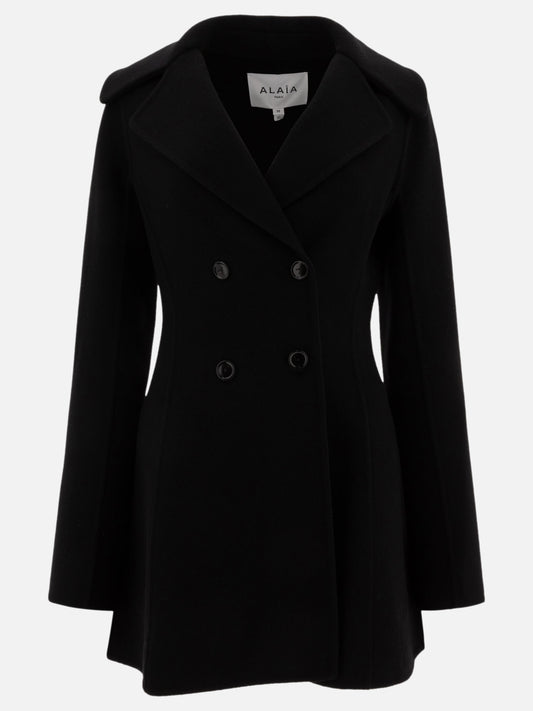 Alaïa Double-breasted coat 19095157_36 Black 1