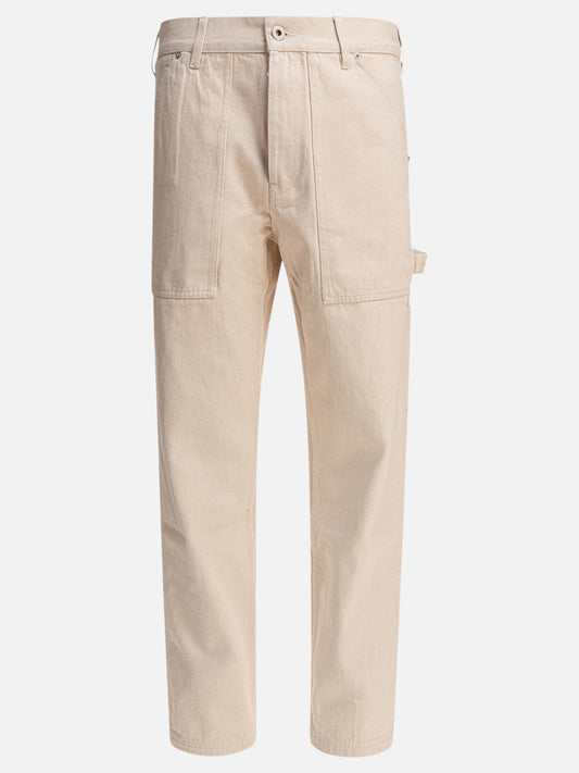 Alex Mill Pantaloni da pittore in denim 19434995_30 Beige 1