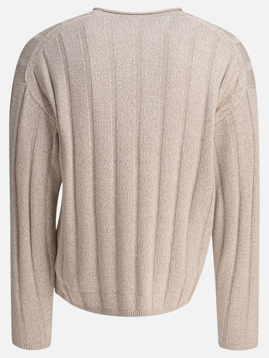 Maglioni girocollo Solid colour  Beige - Alex Mill Uomo | PDP | VIETTI Online Store | 2
