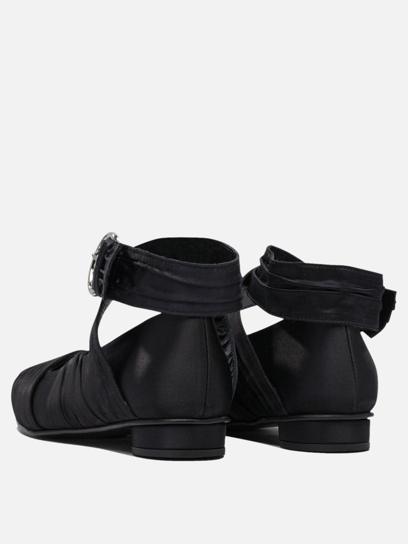 Ballerine classiche 60% polyethylene 40% recycled polyester - 100% cuerolite  Nero - Alohas Donna | PDP | VIETTI Online Store | Zoom-Modal_4

