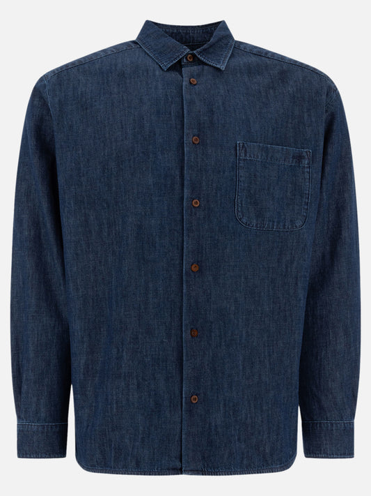 A.P.C. Camicia con logo Malo 17238074_S Blue 1