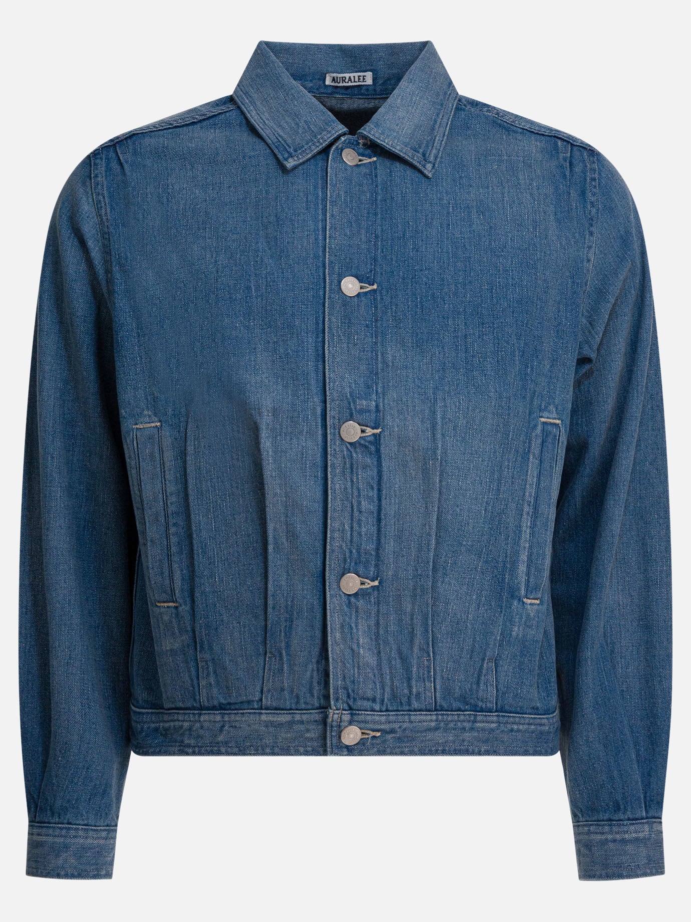 Denim jackets Denim  Light blue - Auralee Men | PDP | VIETTI Online Store | thumbnail