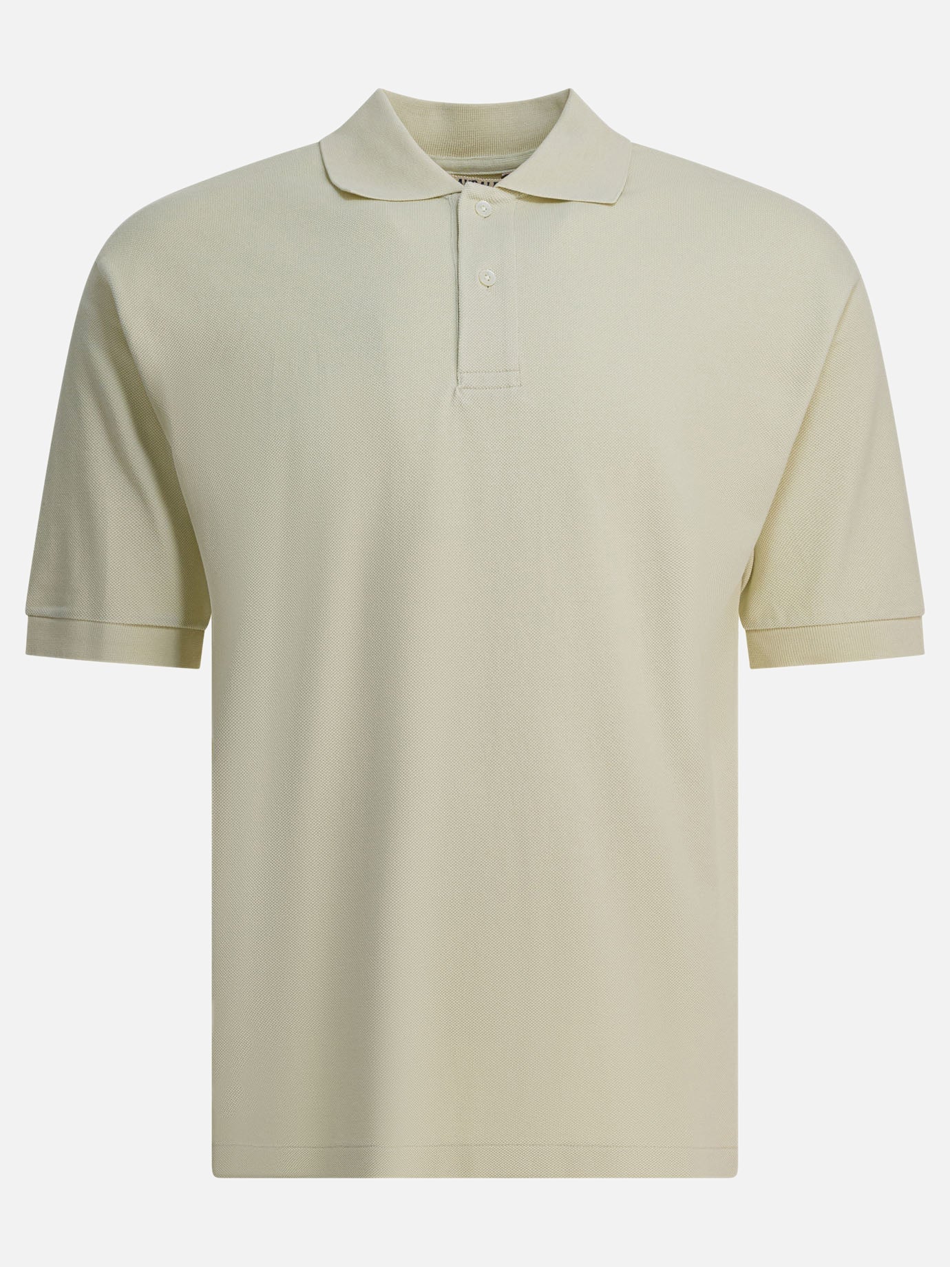 Polo con bottoni Solid colour  Verde - Auralee Uomo | PDP | VIETTI Online Store | thumbnail
