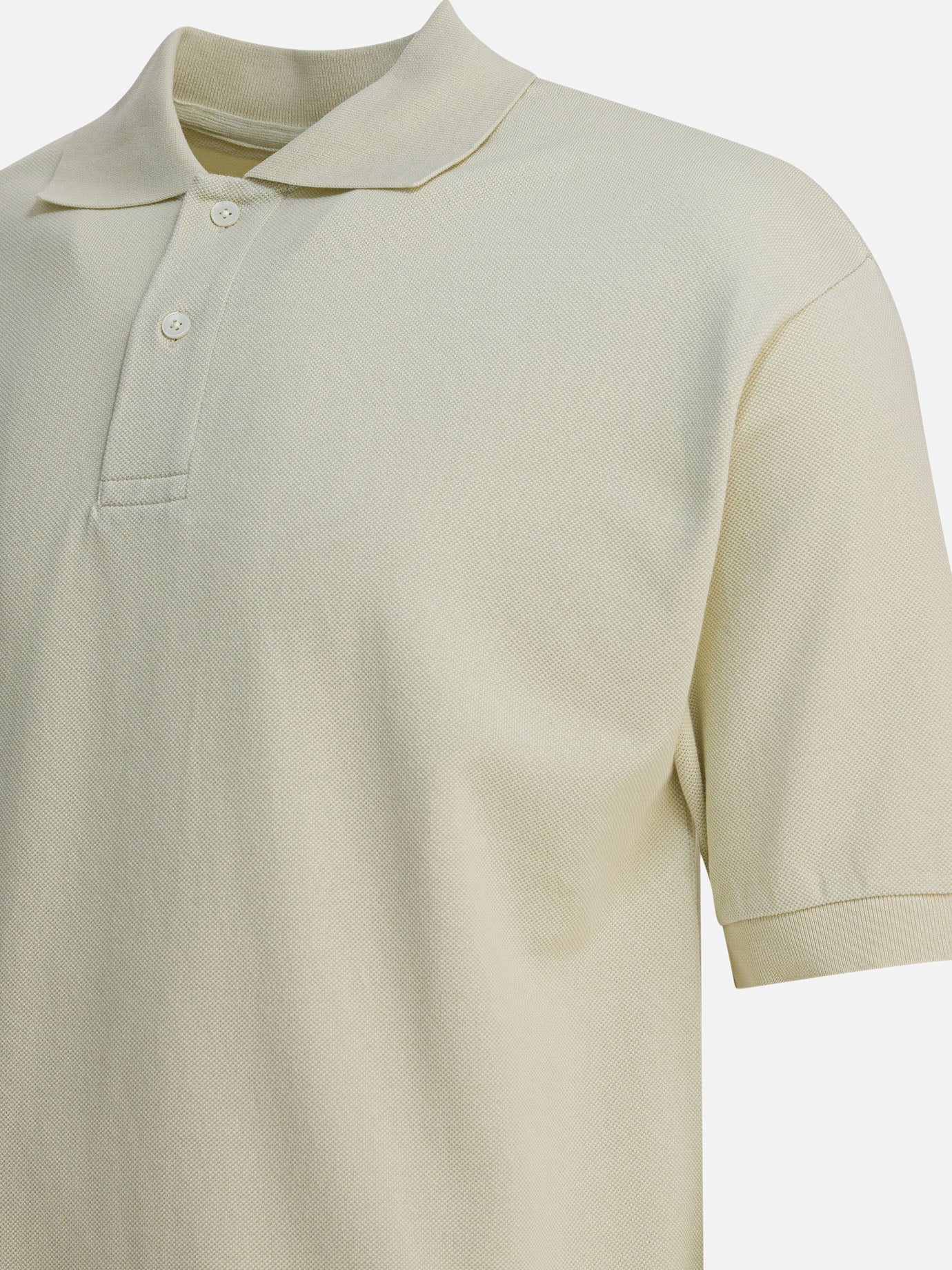 Polo con bottoni Solid colour  Verde - Auralee Uomo | PDP | VIETTI Online Store | thumbnail_4