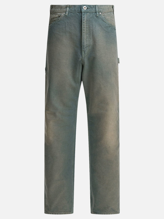 Pantaloni da lavoro Solid colour  Verde - Auralee Uomo | PLP | VIETTI Online Store 
