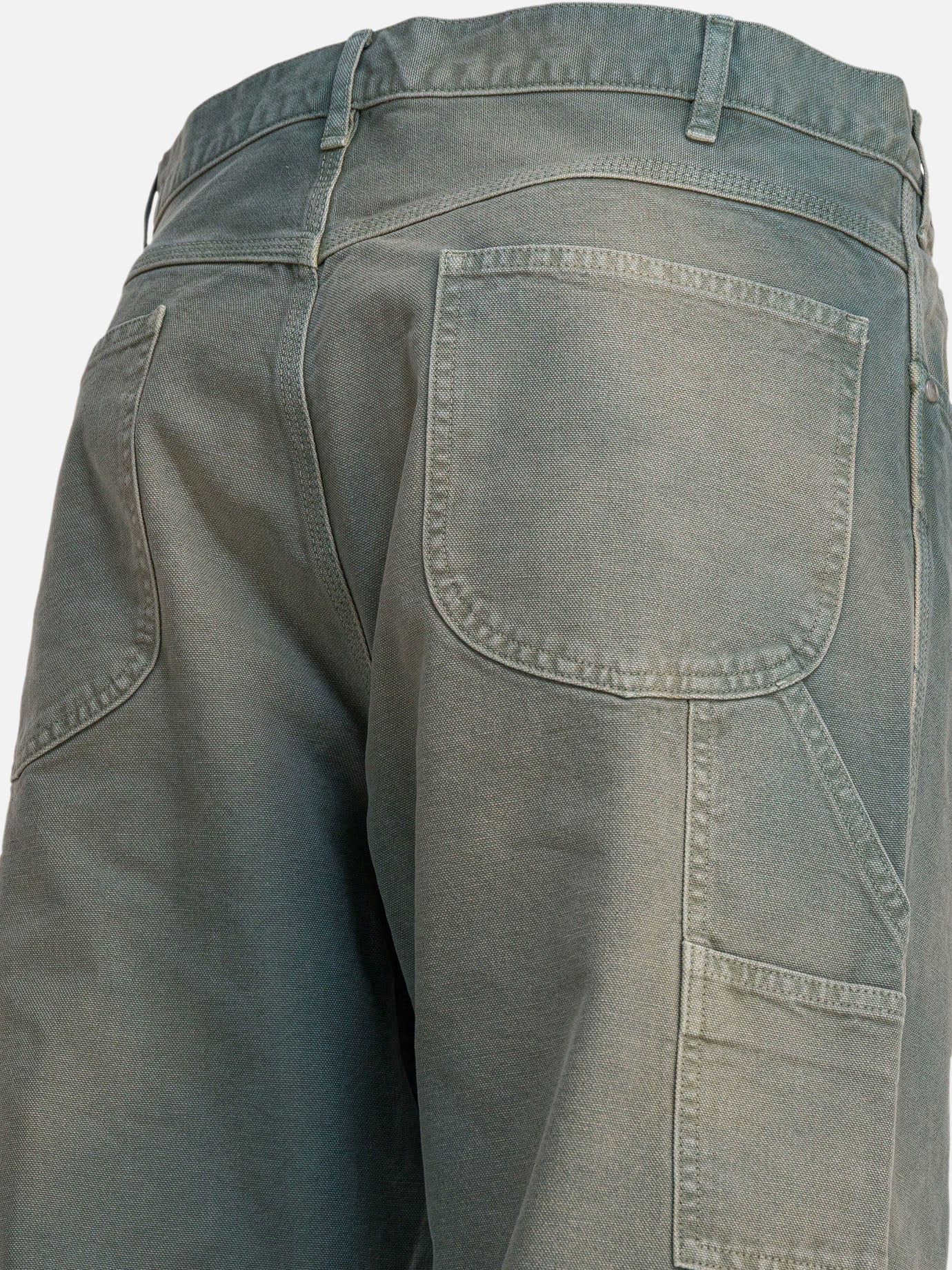 Pantaloni da lavoro Solid colour  Verde - Auralee Uomo | PDP | VIETTI Online Store | thumbnail_4