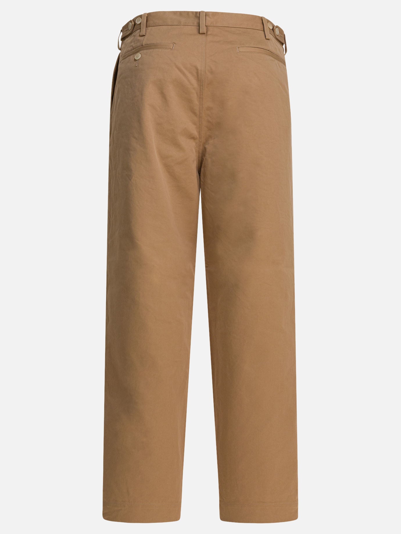 Pantaloni casual Solid colour  Marrone - Auralee Uomo | PDP | VIETTI Online Store | Zoom-Modal_2
