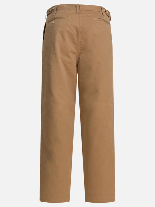 Pantaloni casual Solid colour  Marrone - Auralee Uomo | PDP | VIETTI Online Store | 2
