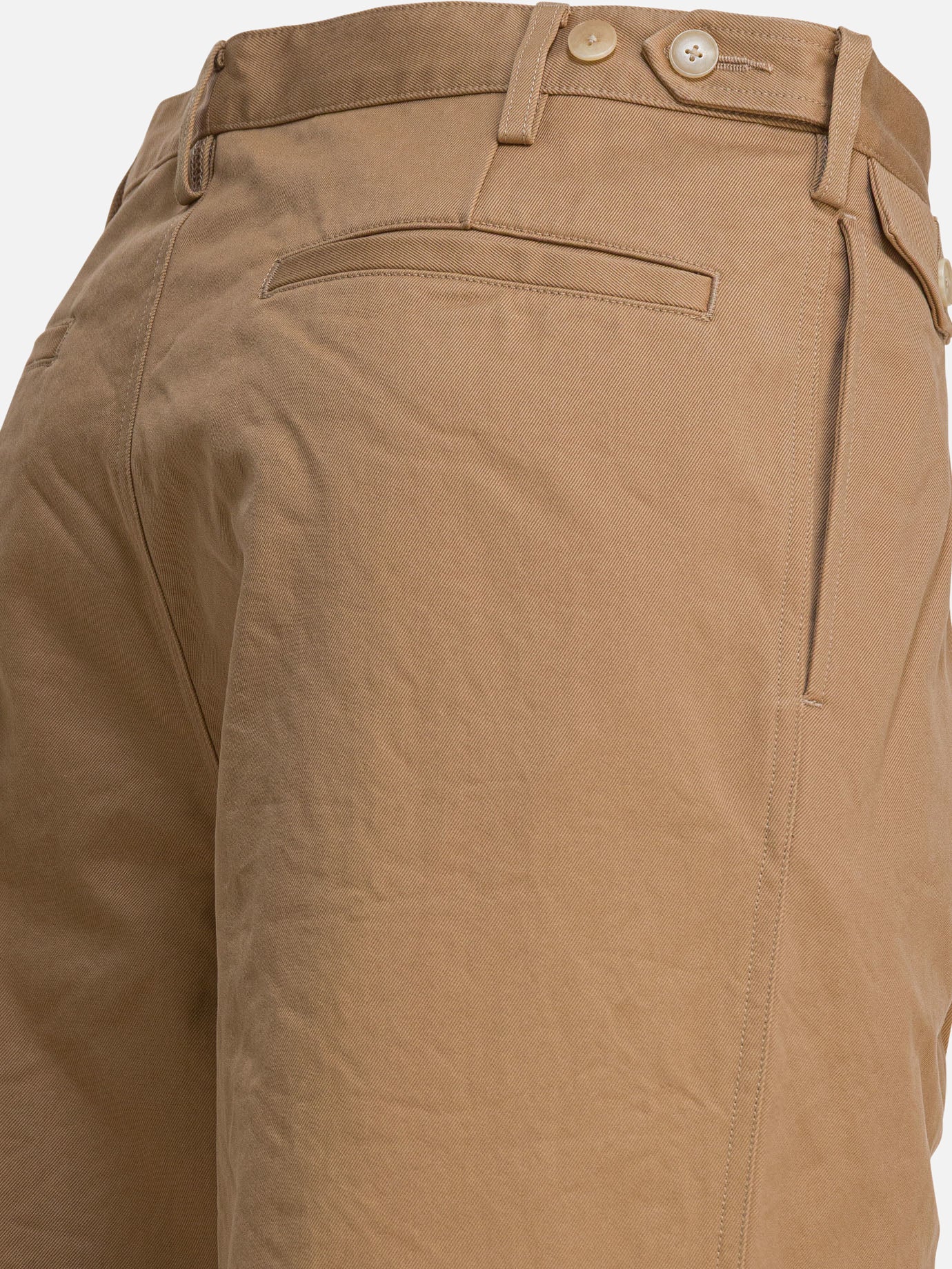 Pantaloni casual Solid colour  Marrone - Auralee Uomo | PDP | VIETTI Online Store | thumbnail_4