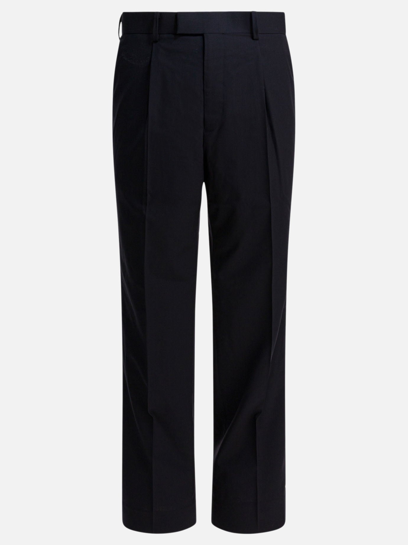 Pantaloni casual Solid colour  Blu - Auralee Uomo | PDP | VIETTI Online Store | thumbnail