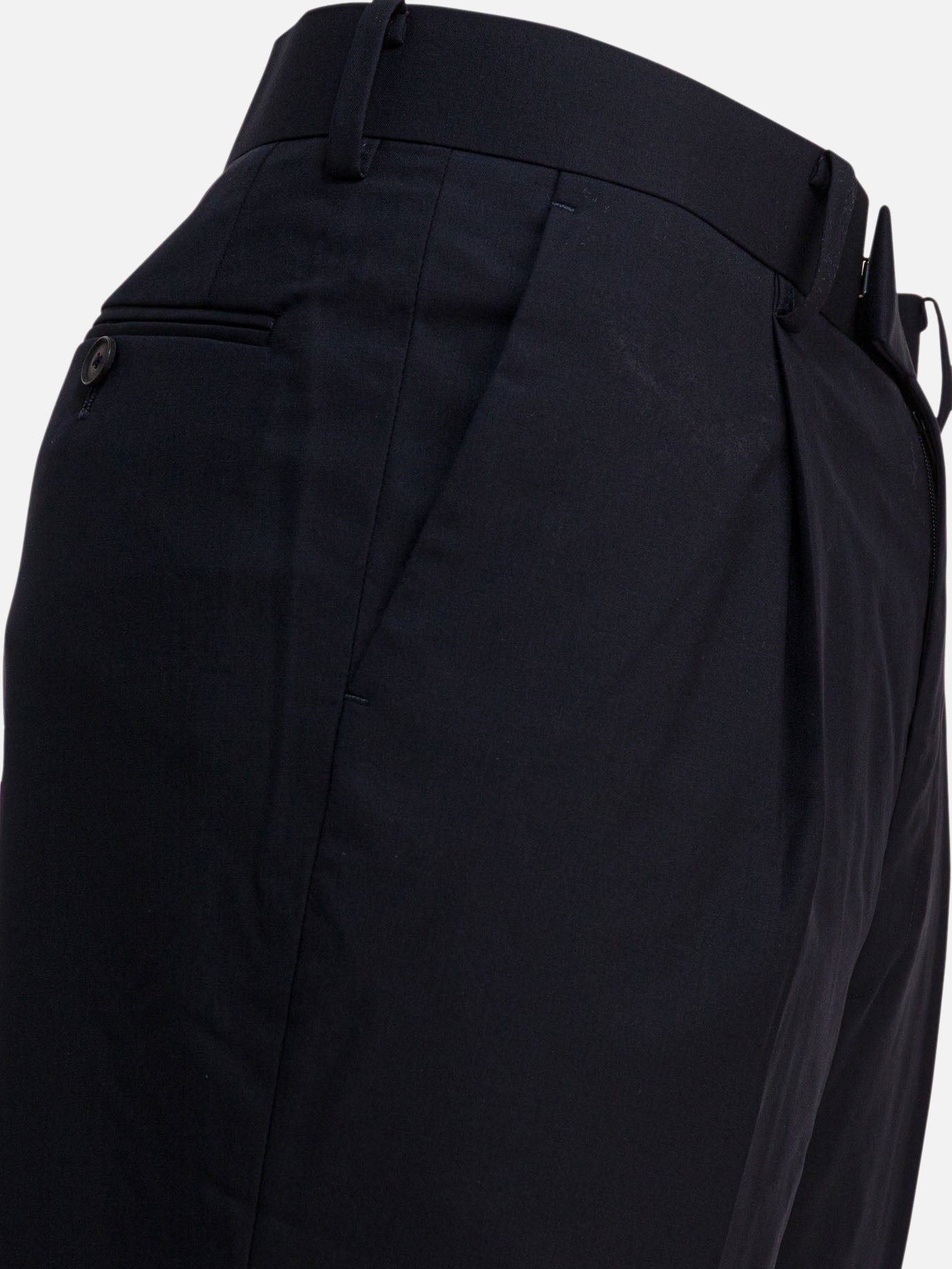 Pantaloni casual Solid colour  Blu - Auralee Uomo | PDP | VIETTI Online Store | thumbnail_4