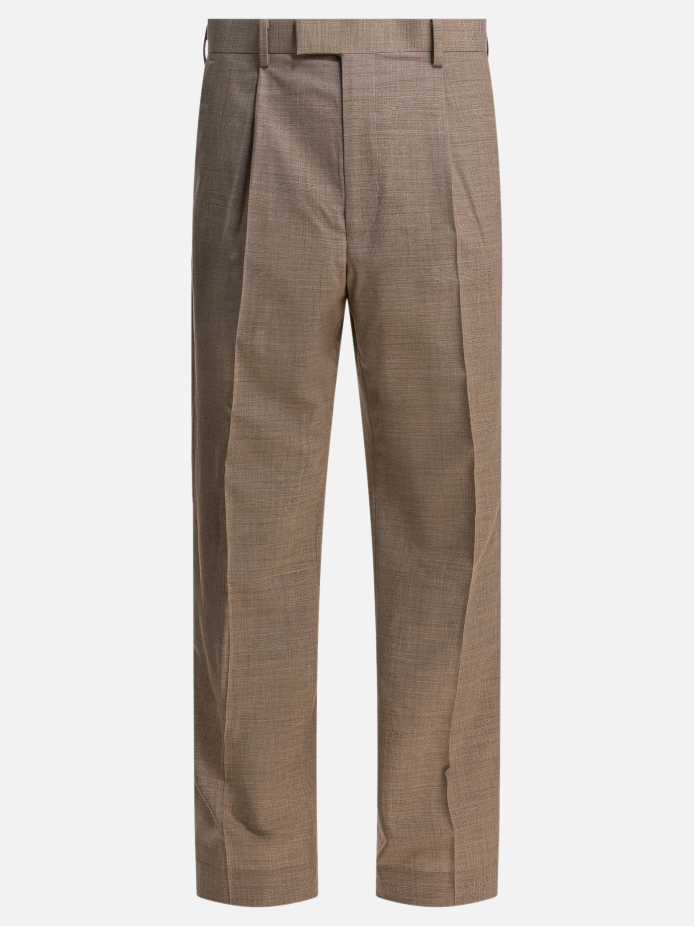 Pantaloni casual Solid colour  Beige - Auralee Uomo | PDP | VIETTI Online Store | thumbnail