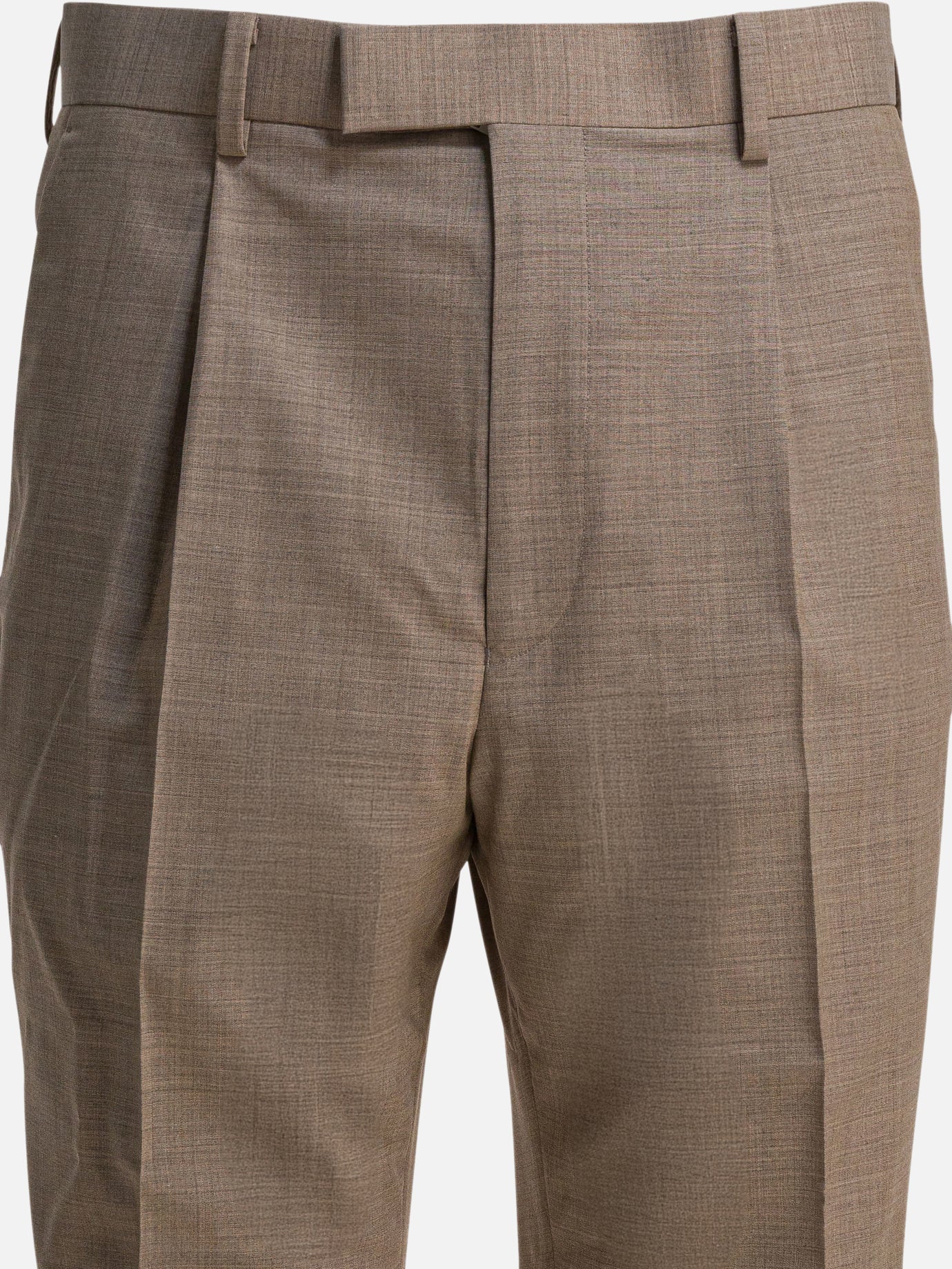 Pantaloni casual Solid colour  Beige - Auralee Uomo | PDP | VIETTI Online Store | thumbnail_3