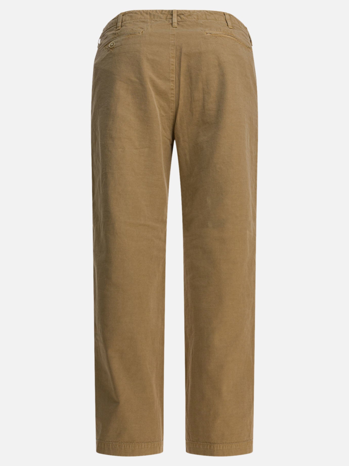 Pantaloni casual Solid colour  Beige - Auralee Uomo | PDP | VIETTI Online Store | thumbnail_2