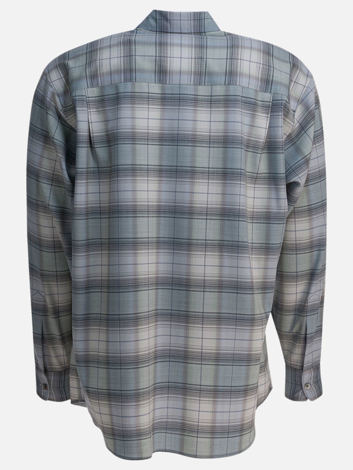 Camicie casual Check  Azzurro - Auralee Uomo | PDP | VIETTI Online Store | Zoom-Modal_2
