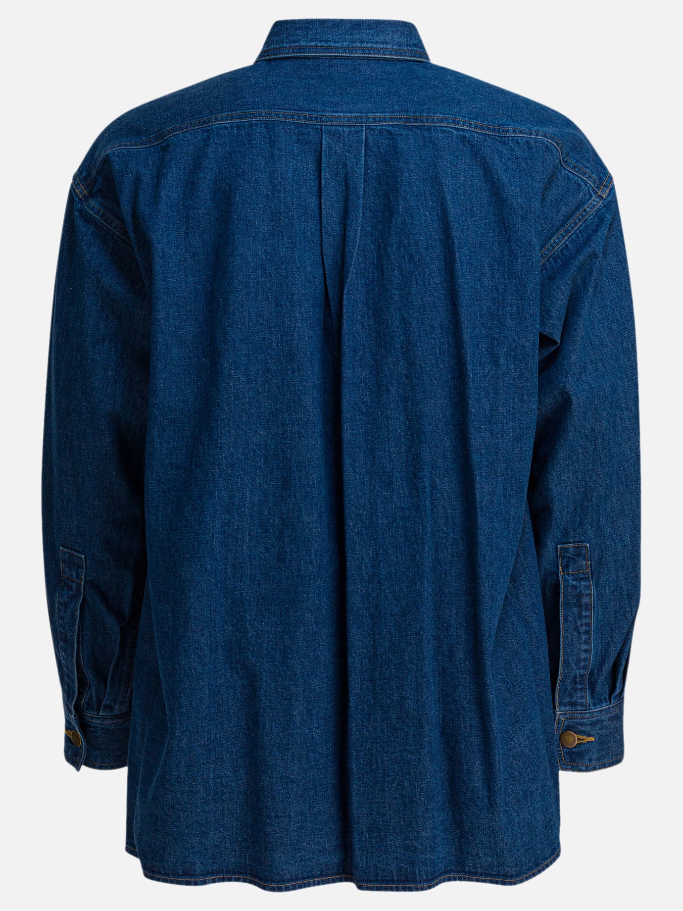 Camicie casual Denim  Blu - Auralee Uomo | PDP | VIETTI Online Store | thumbnail_2