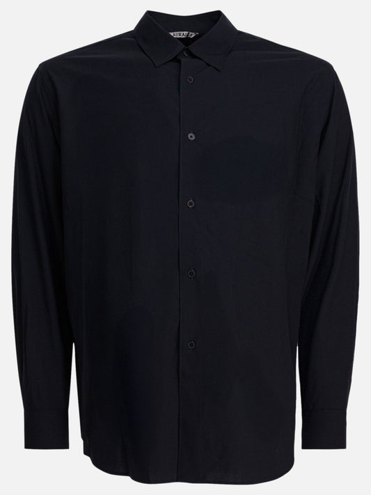 Camicie casual Solid colour  Blu - Auralee Uomo | PLP | VIETTI Online Store 
