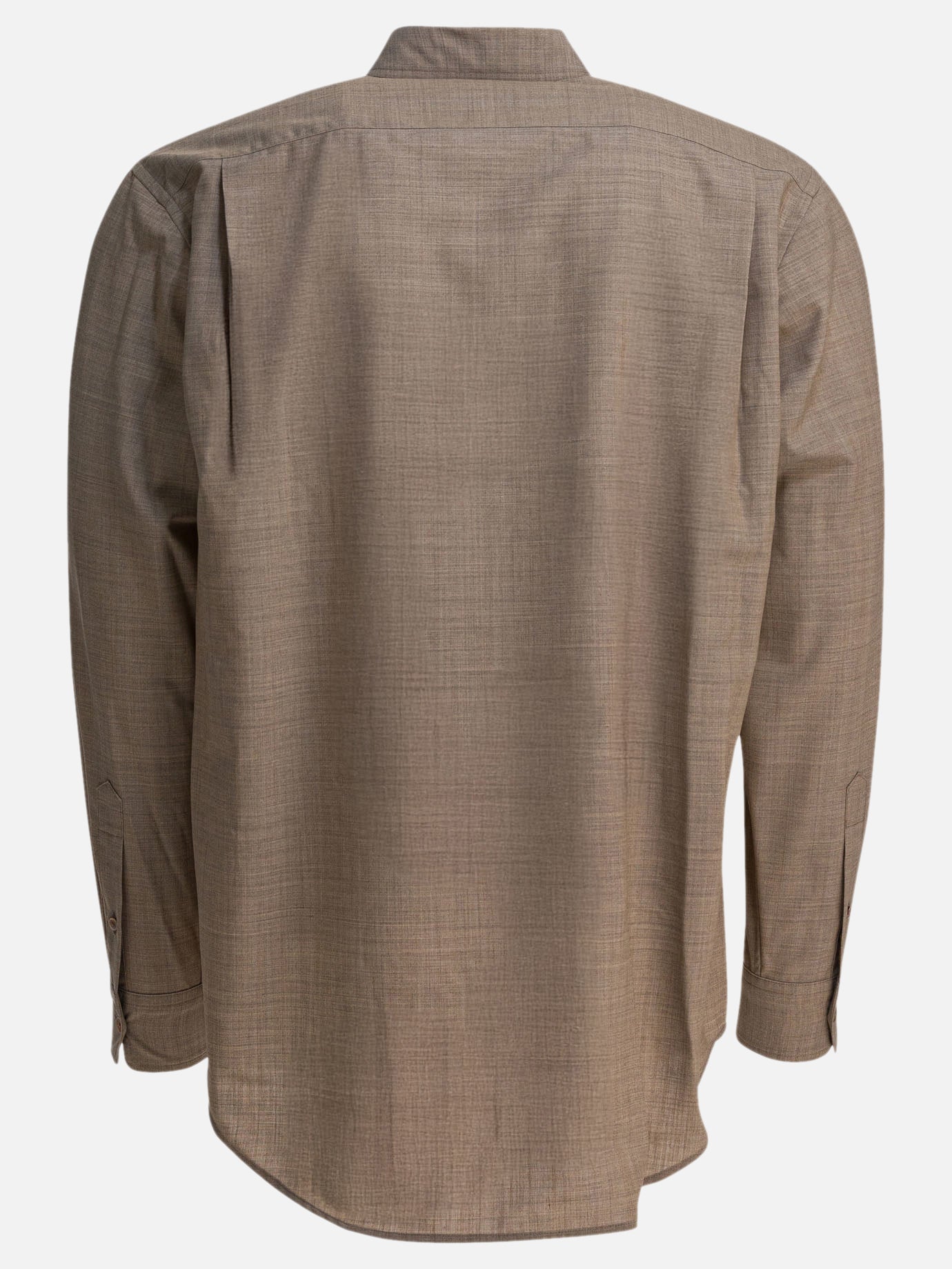 Camicie casual Solid colour  Beige - Auralee Uomo | PDP | VIETTI Online Store | thumbnail_2