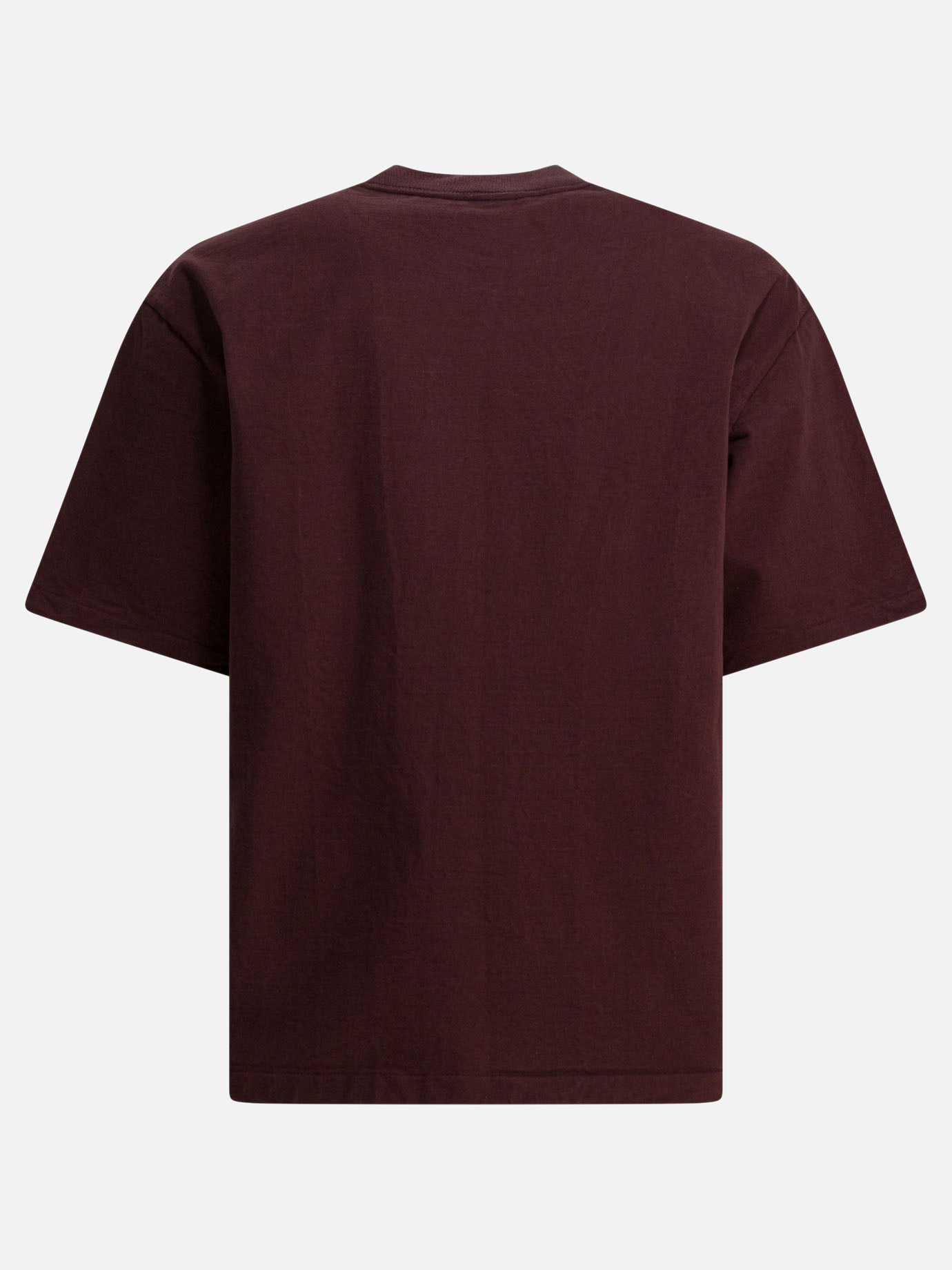 T-shirt girocollo Solid colour  Marrone - Auralee Uomo | PDP | VIETTI Online Store | Zoom-Modal_2

