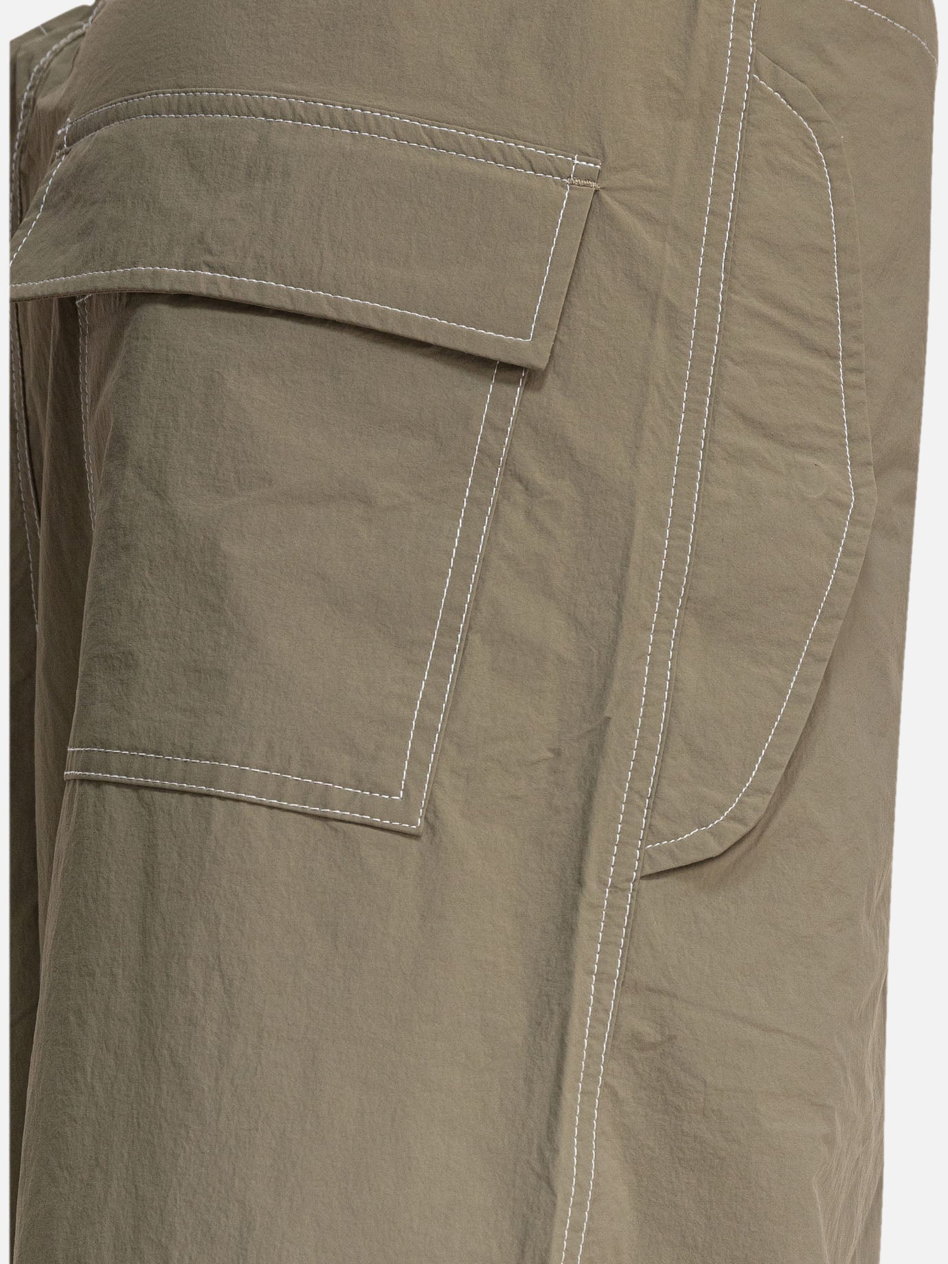 Autry Pantaloni parachute in nylon reflex 14862118_XS Green thumbnail_4
