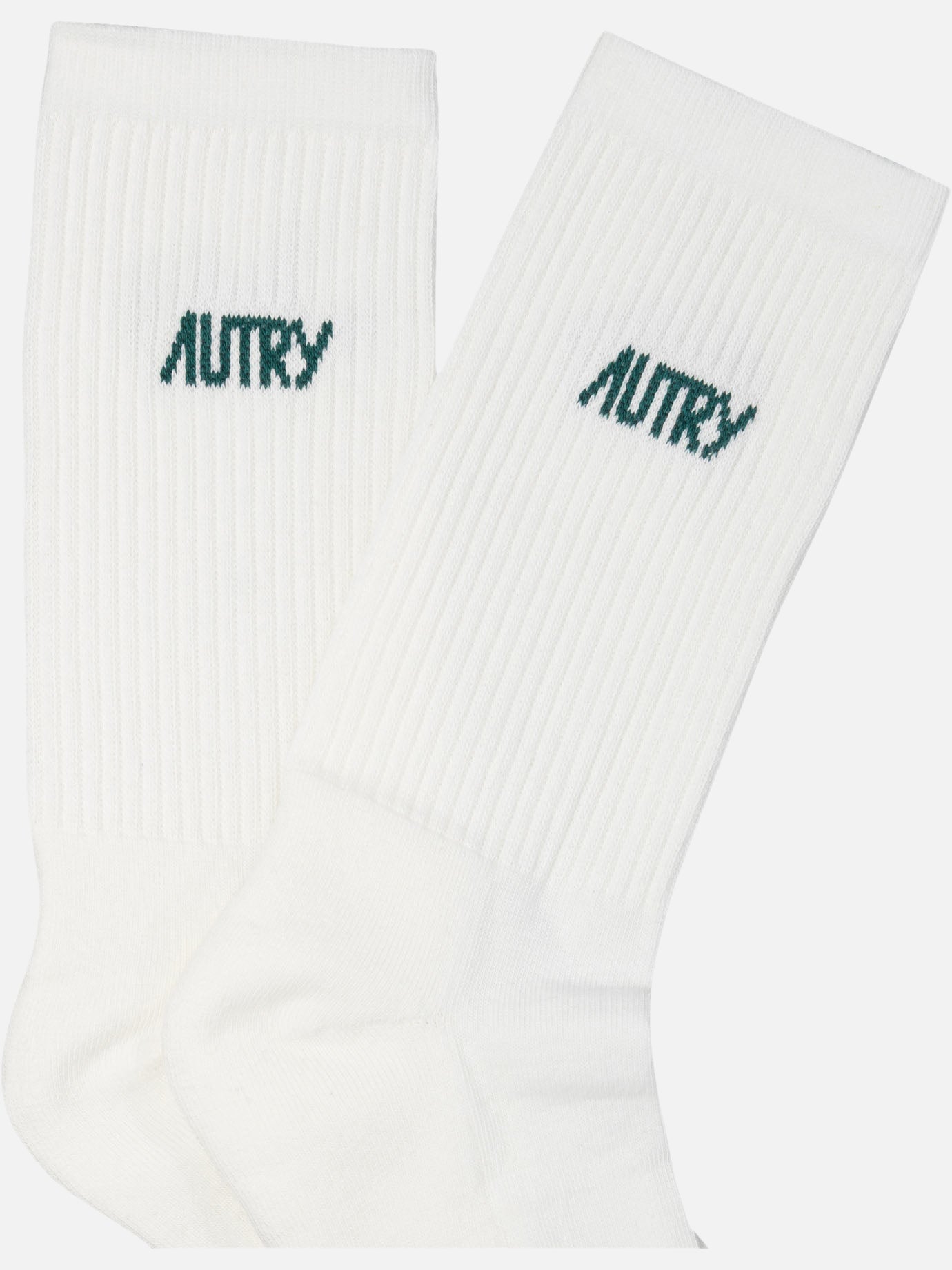 Autry Jacquard logo socks 16011886_S White thumbnail_2