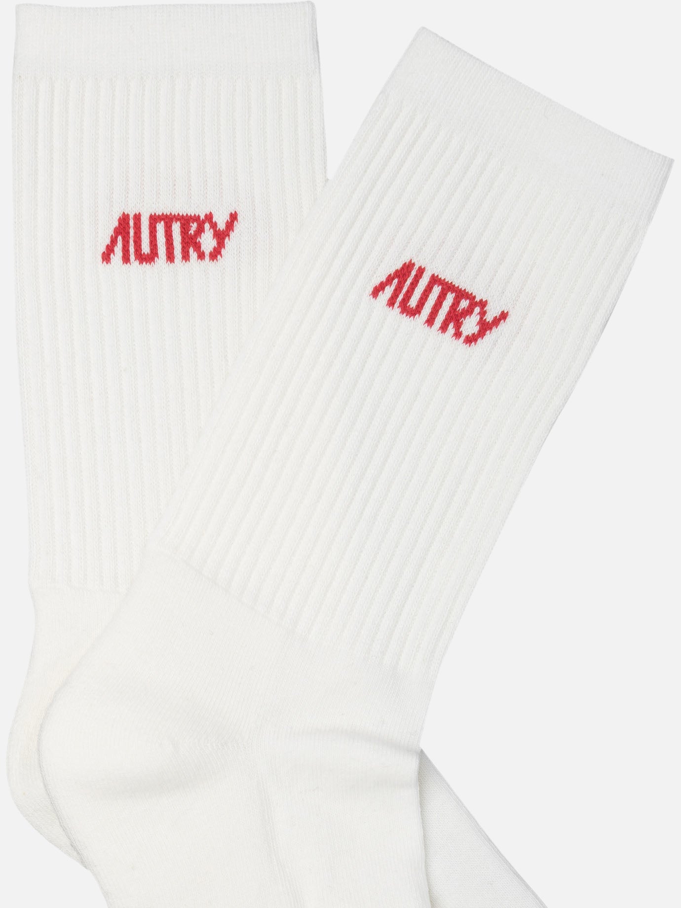 Autry Jacquard logo socks 12547575_S White thumbnail_2