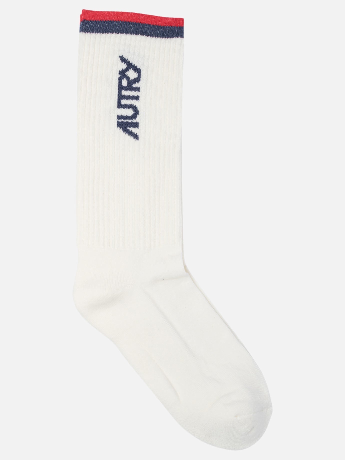 Autry Jacquard logo socks 16347603_S White thumbnail_1