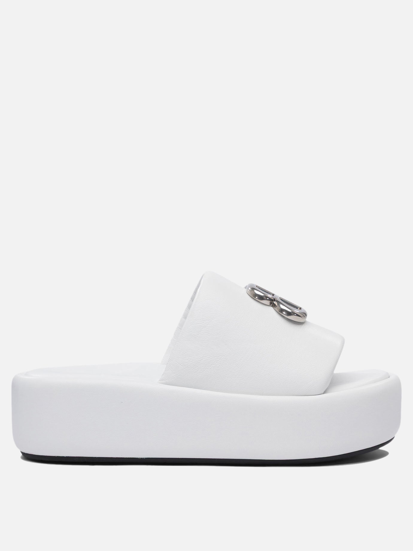 Balenciaga Slide &quot;Rise&quot; 55 mm 18368239_36 White thumbnail_1
